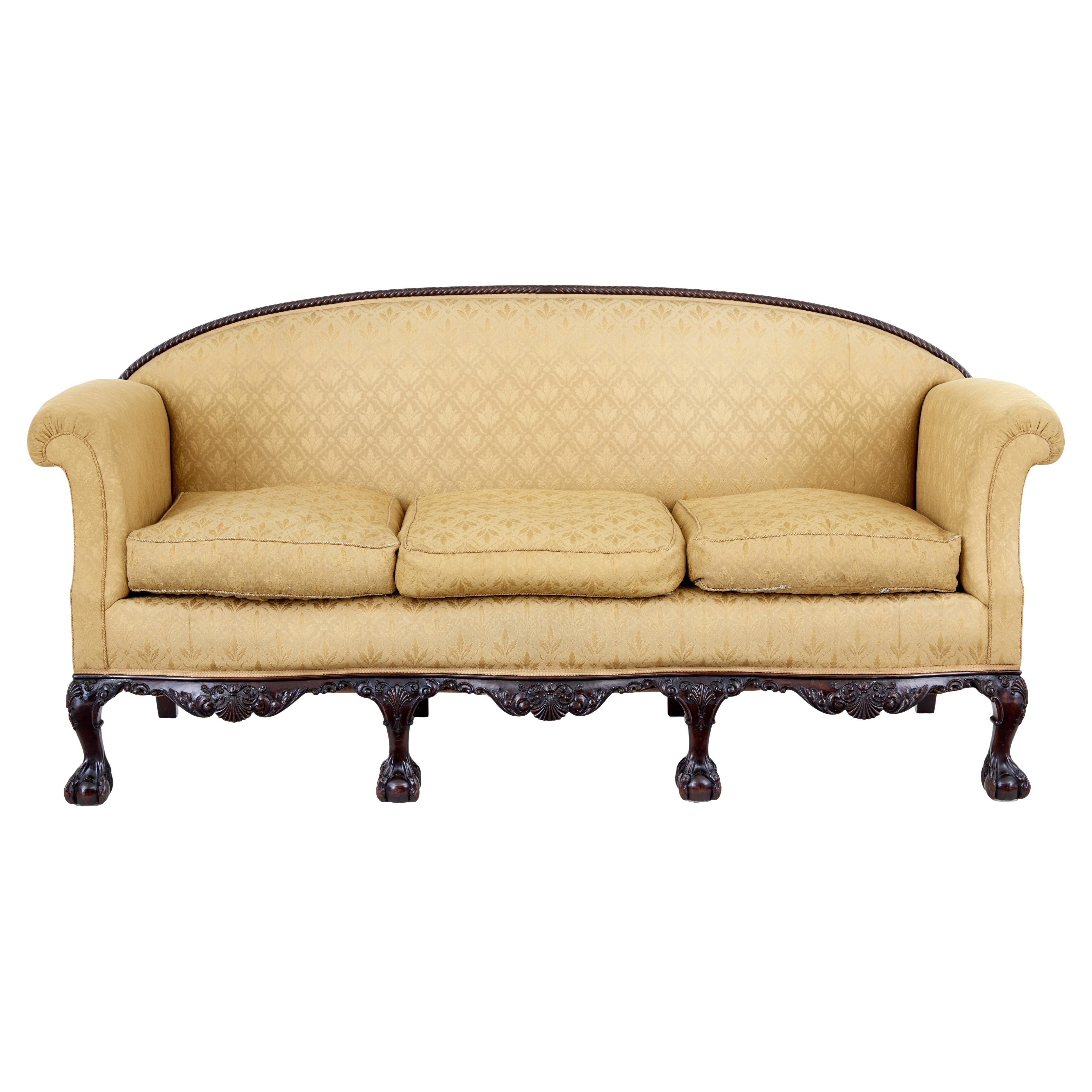 Spanish Revival Carved Walnut Sofa at 1stDibs spanish revival sofa