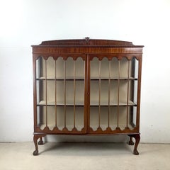 Early 20th Century Chippendale Revival Mahogany China Cabinet