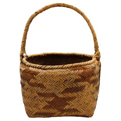 Early 20th Century Choctaw Native American Gathering Basket