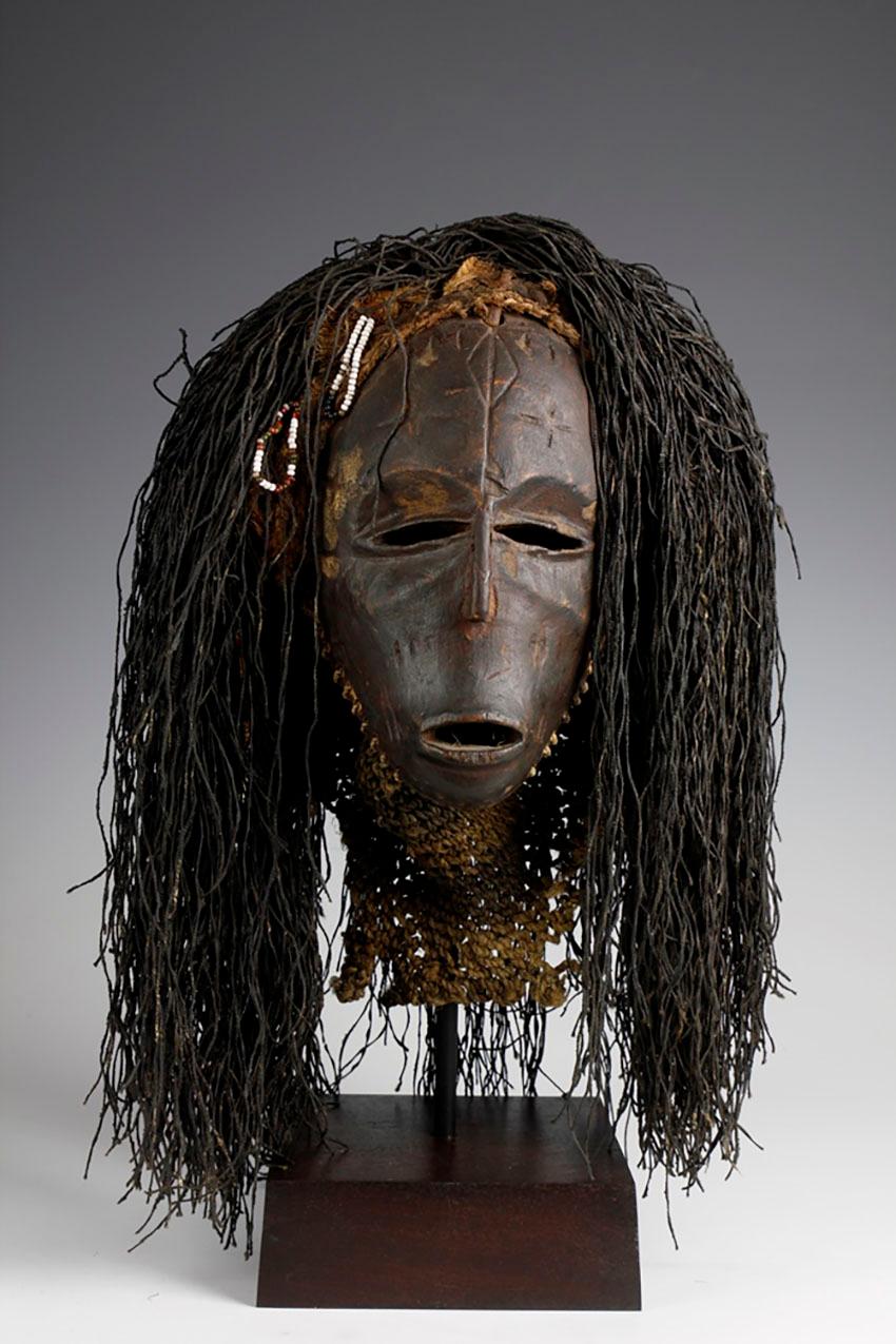 Tribal Early 20th Century Chokwe/Luvale Mask