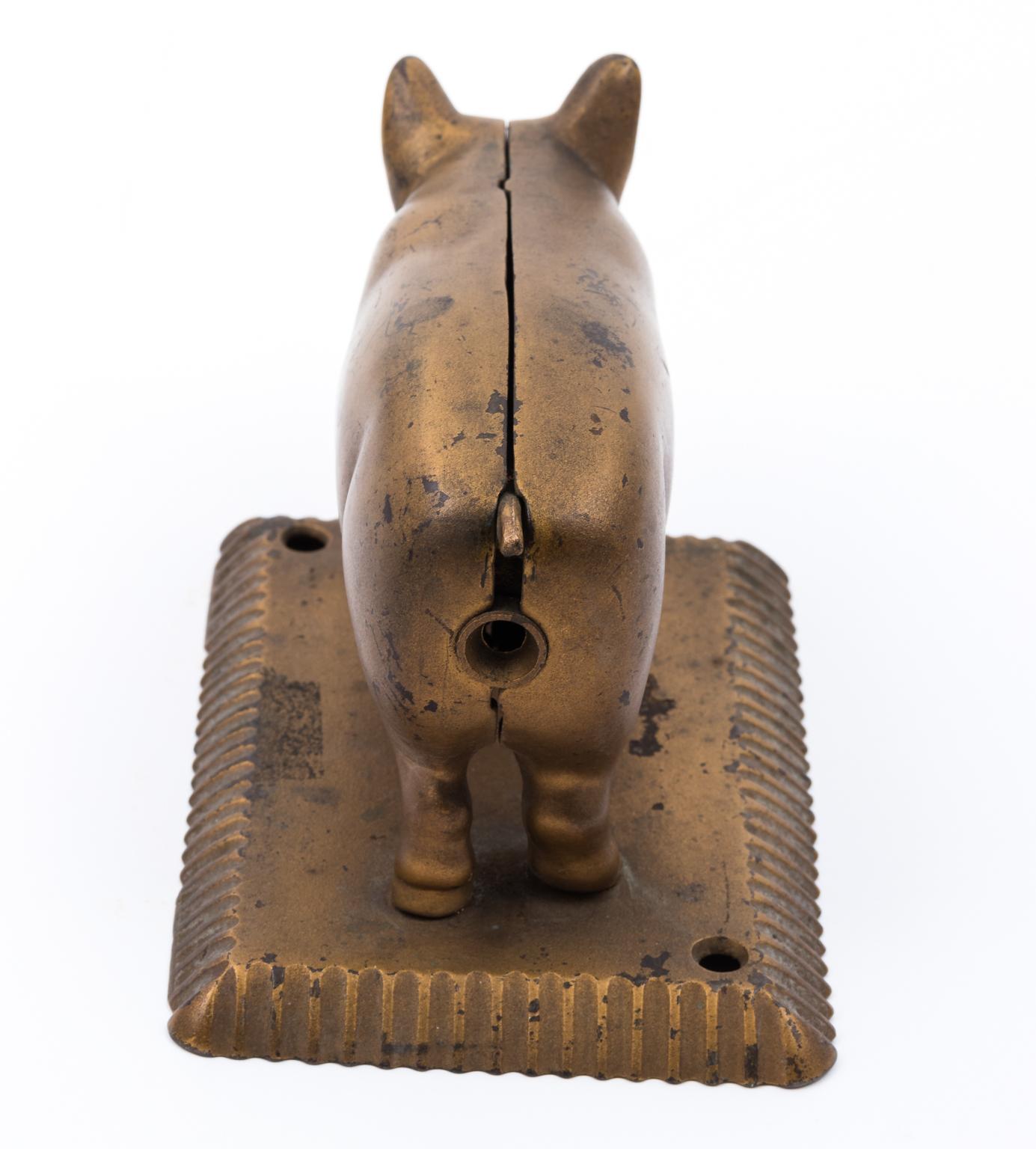 Early 20th Century Cigar Cutter Pig 6