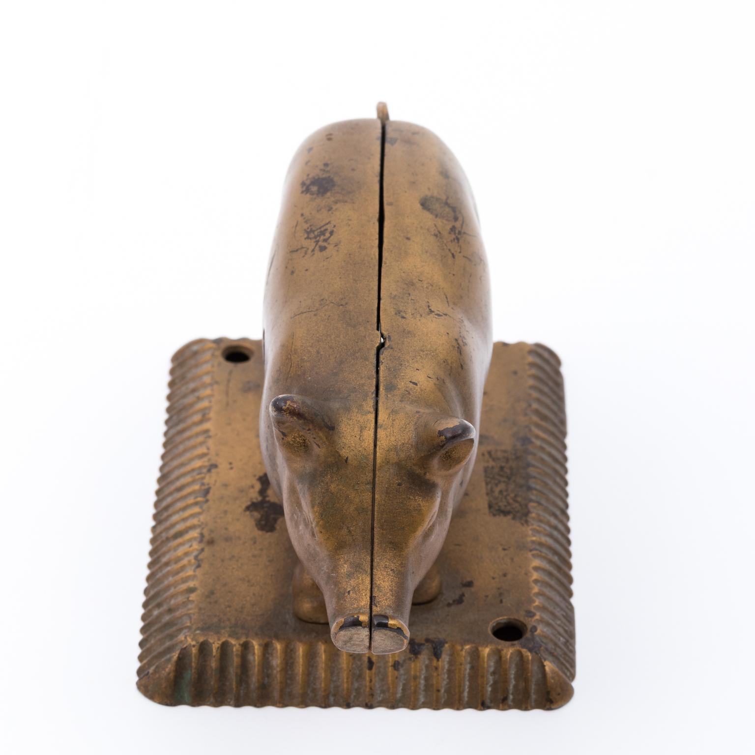 Early 20th Century Cigar Cutter Pig 2