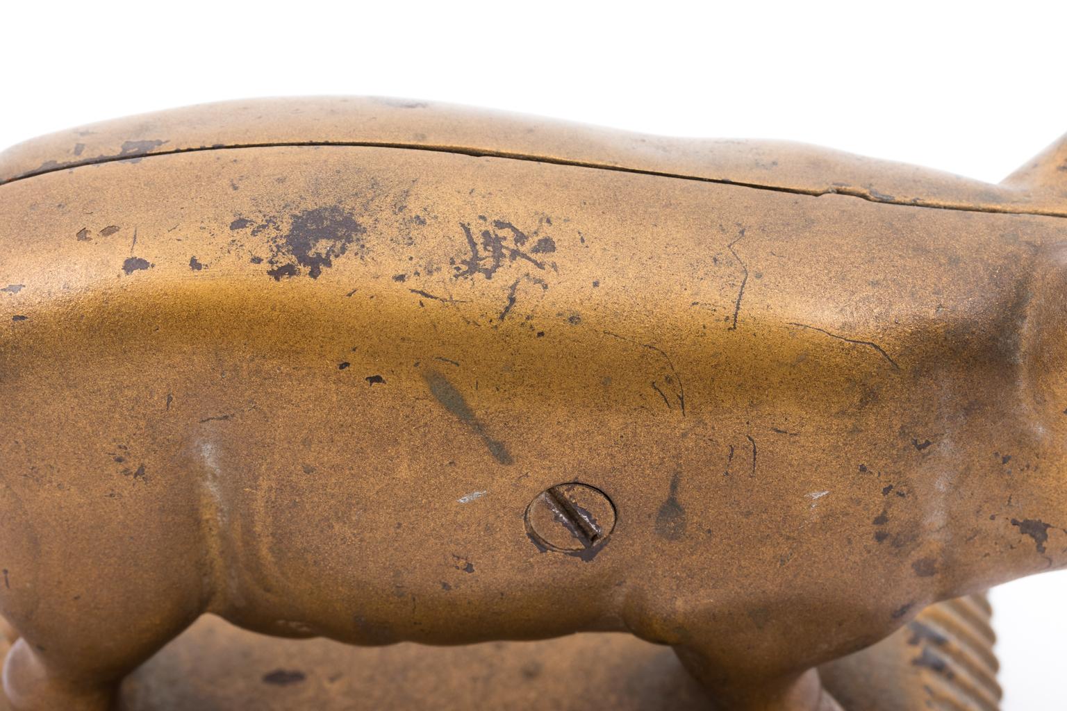 Early 20th Century Cigar Cutter Pig 4