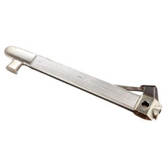 Early 20th Century Antique Cigar Cutter with Silver Mounts London 1913