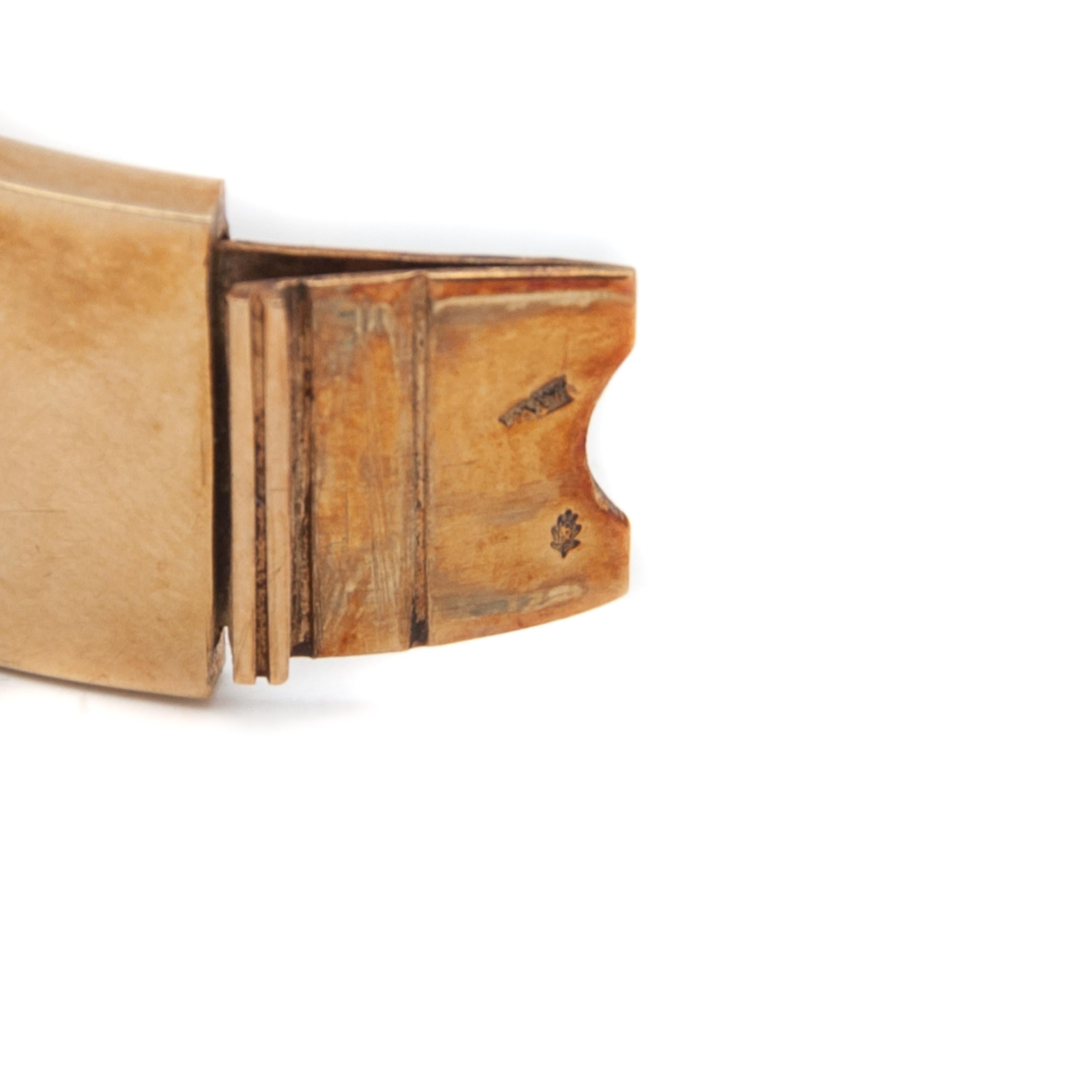 Antike 14 Karat Gold Honey Citrin Steine Armreif Armband im Angebot 5
