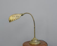 Early 20th Century Clam Shell Desk Lamp, circa 1910
