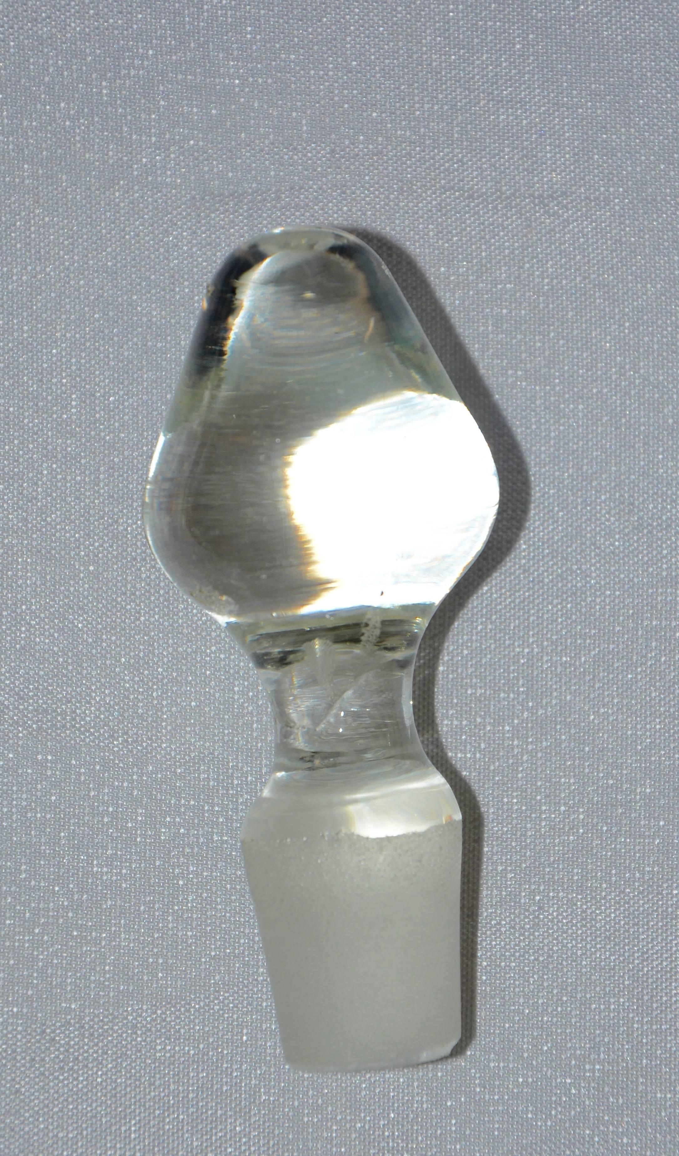 Opal Cased Glass Bottle with Silver Overlay In Good Condition For Sale In Cookeville, TN