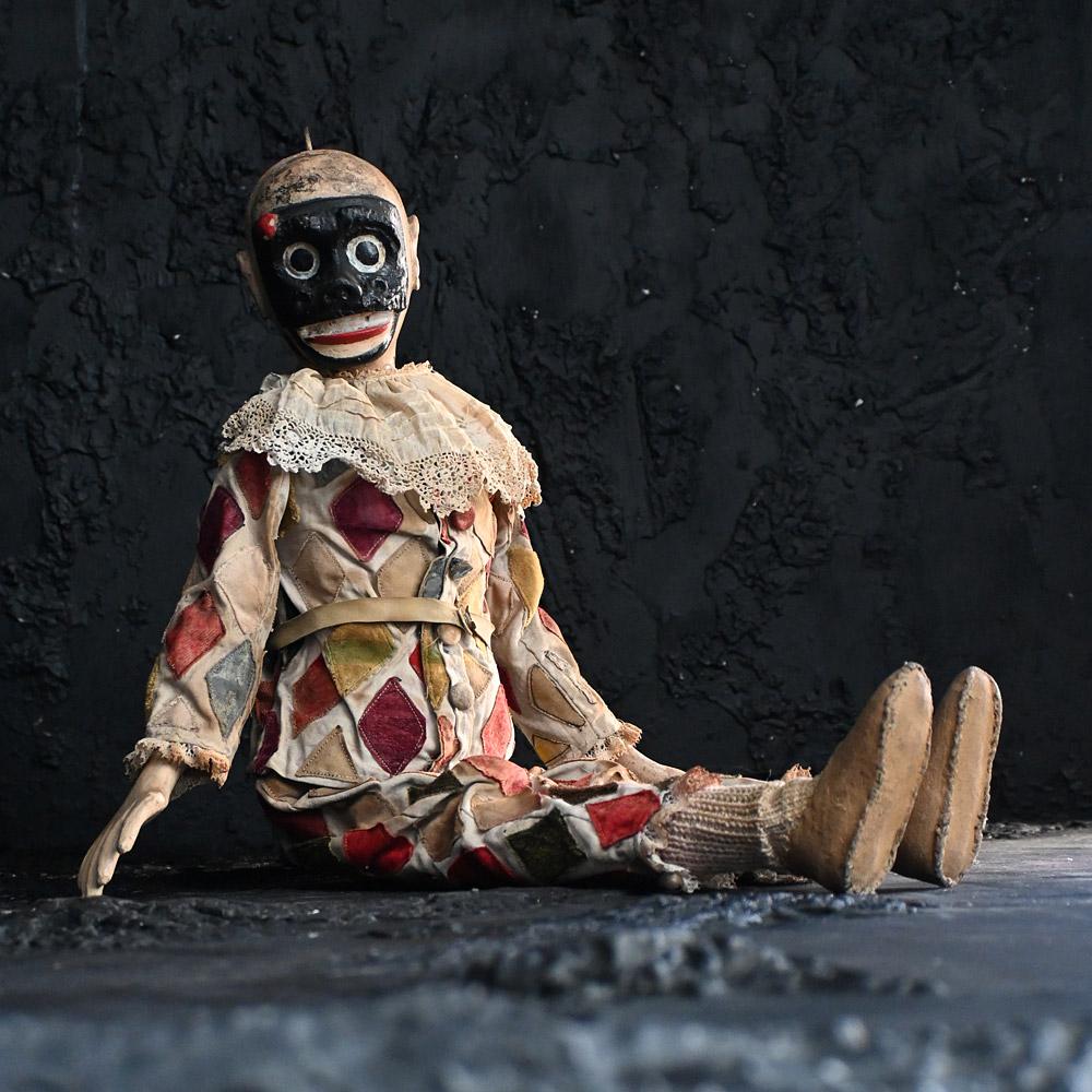 Early 20th Century Clown Puppet  4