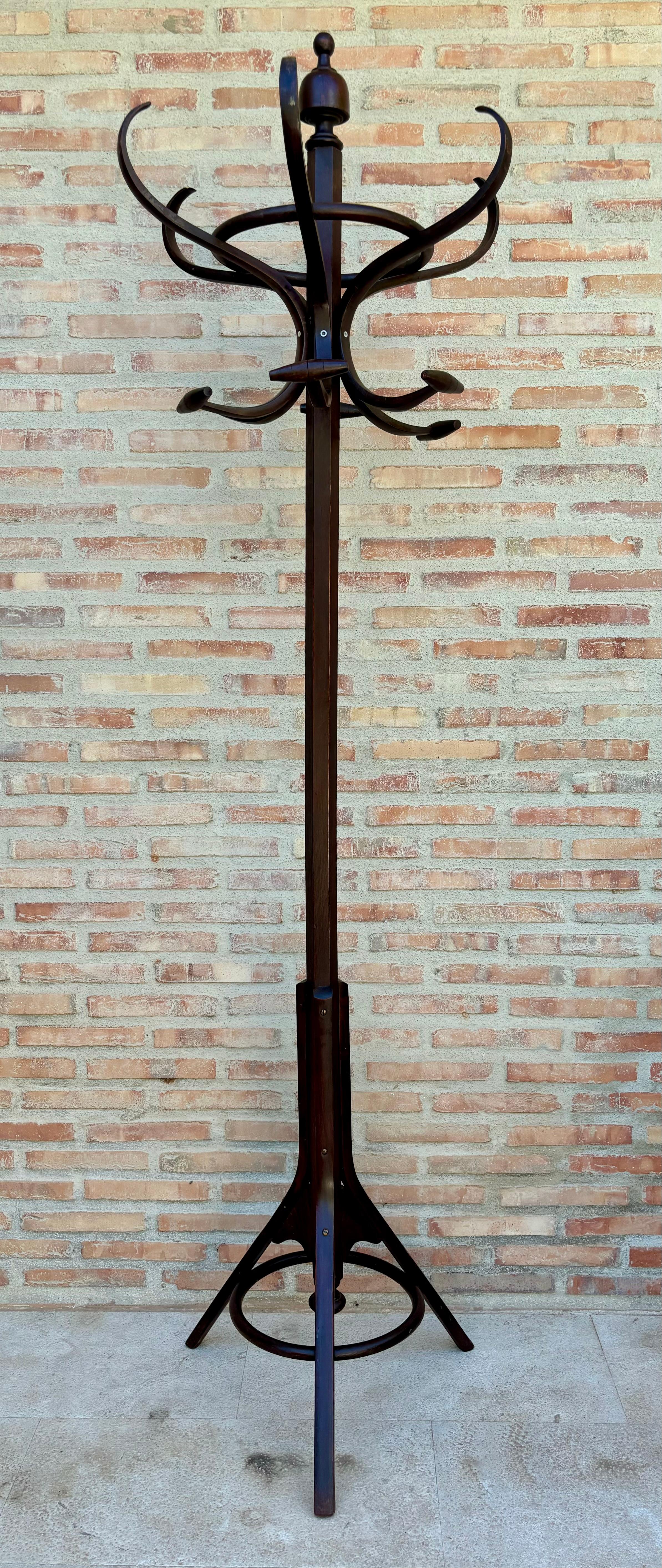 Spanish Colonial Early 20th Century Coat Stand from Thonet, 1950s For Sale