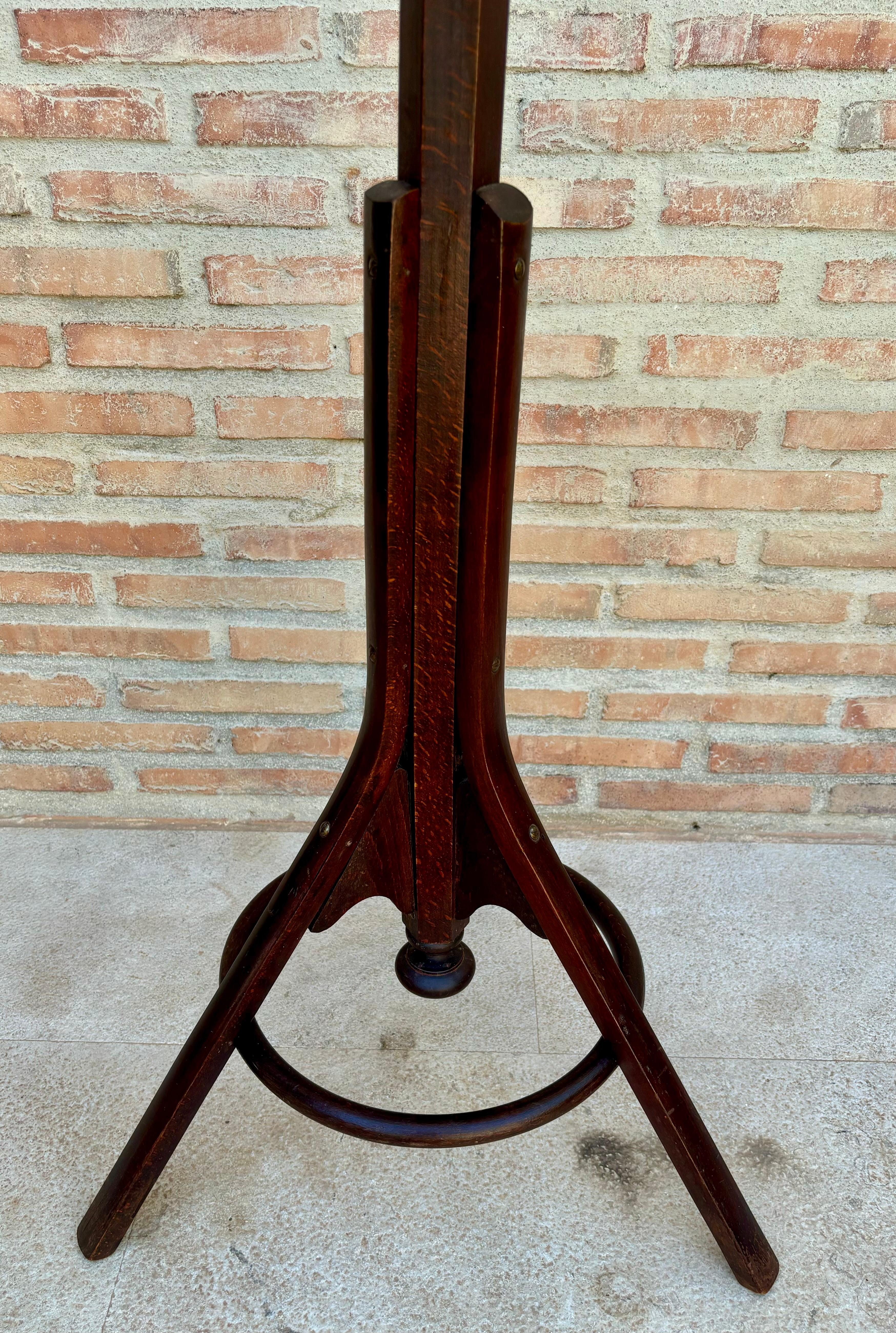 Wood Early 20th Century Coat Stand from Thonet, 1950s For Sale