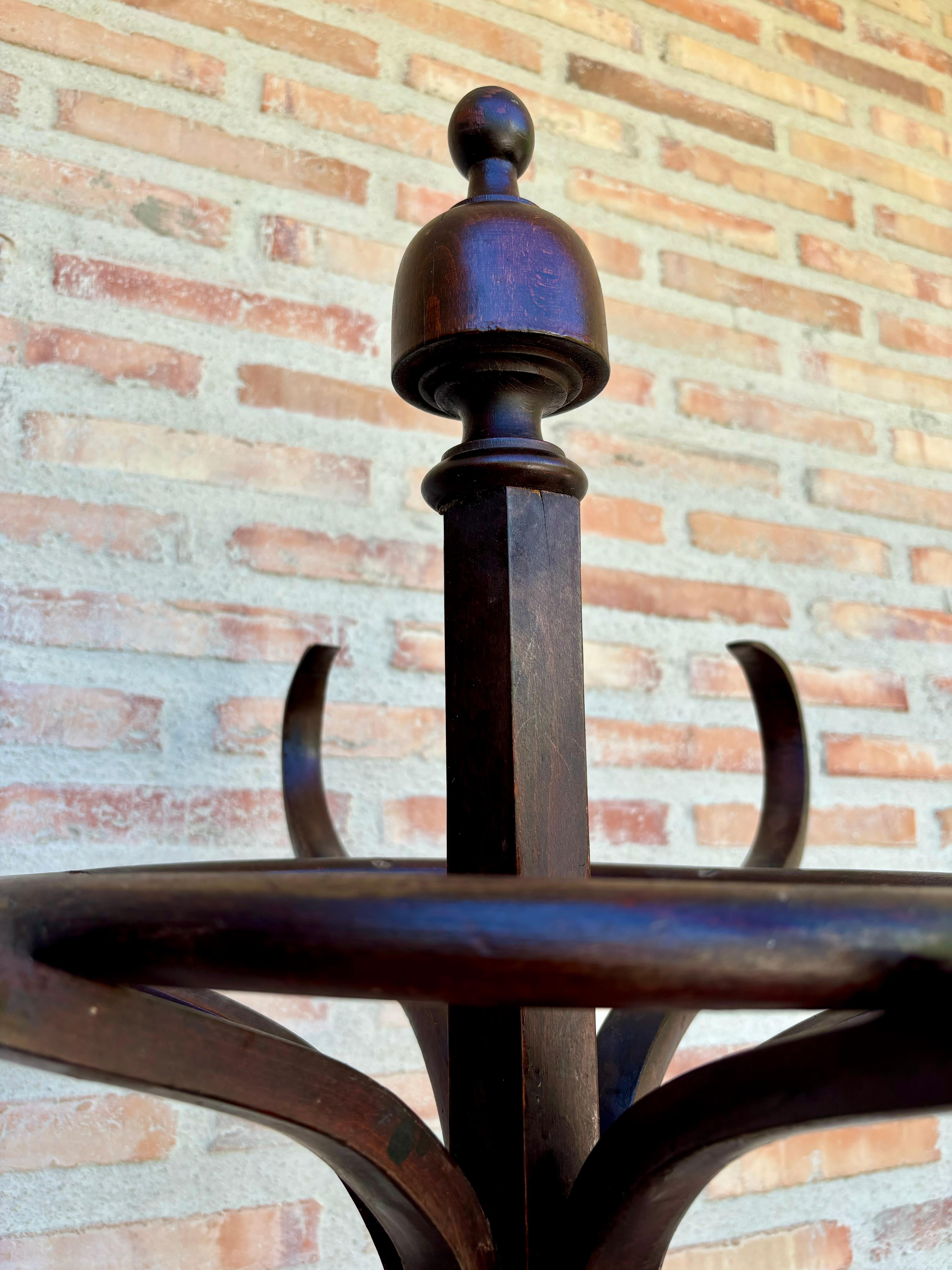 Early 20th Century Coat Stand from Thonet, 1950s For Sale 3