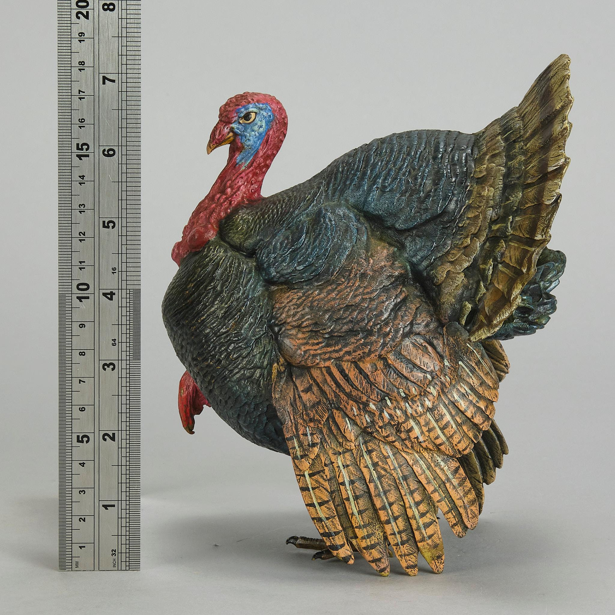 Early 20th Century Cold-Painted Austrian Bronze 