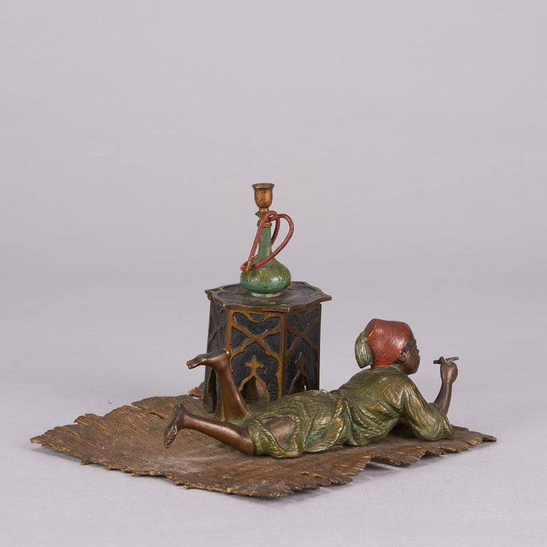 Austrian Early 20th Century Cold Painted Bronze 