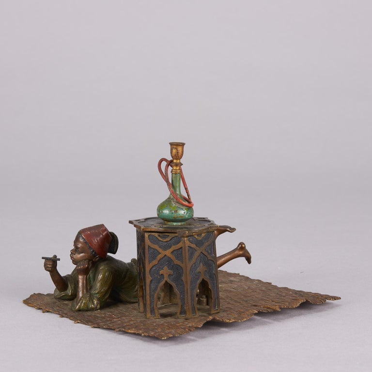 Early 20th Century Cold Painted Bronze 