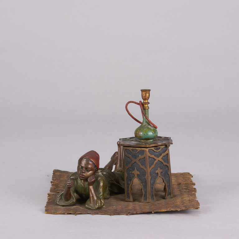 Early 20th Century Cold Painted Bronze 
