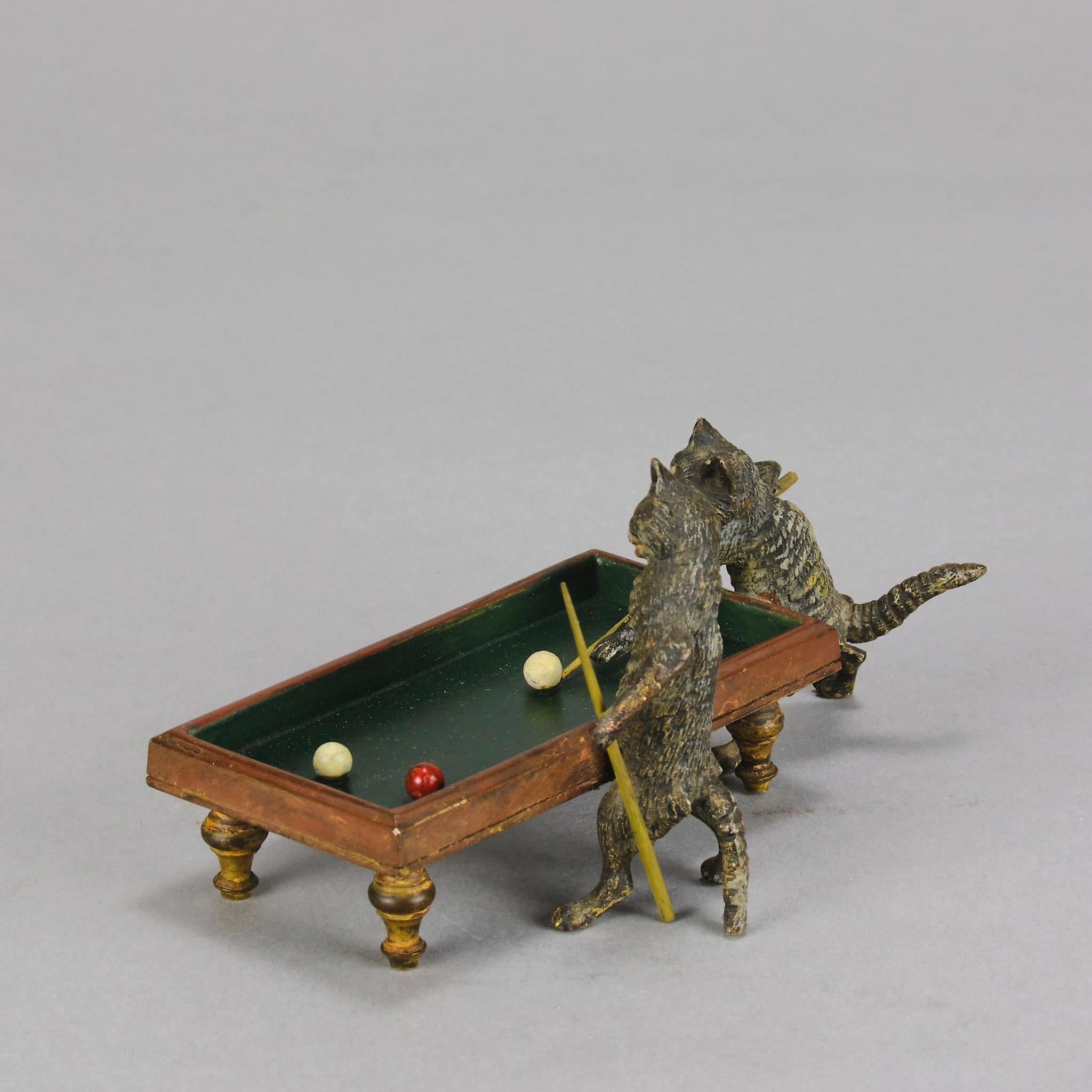 Early 20th Century Cold-Painted Bronze 