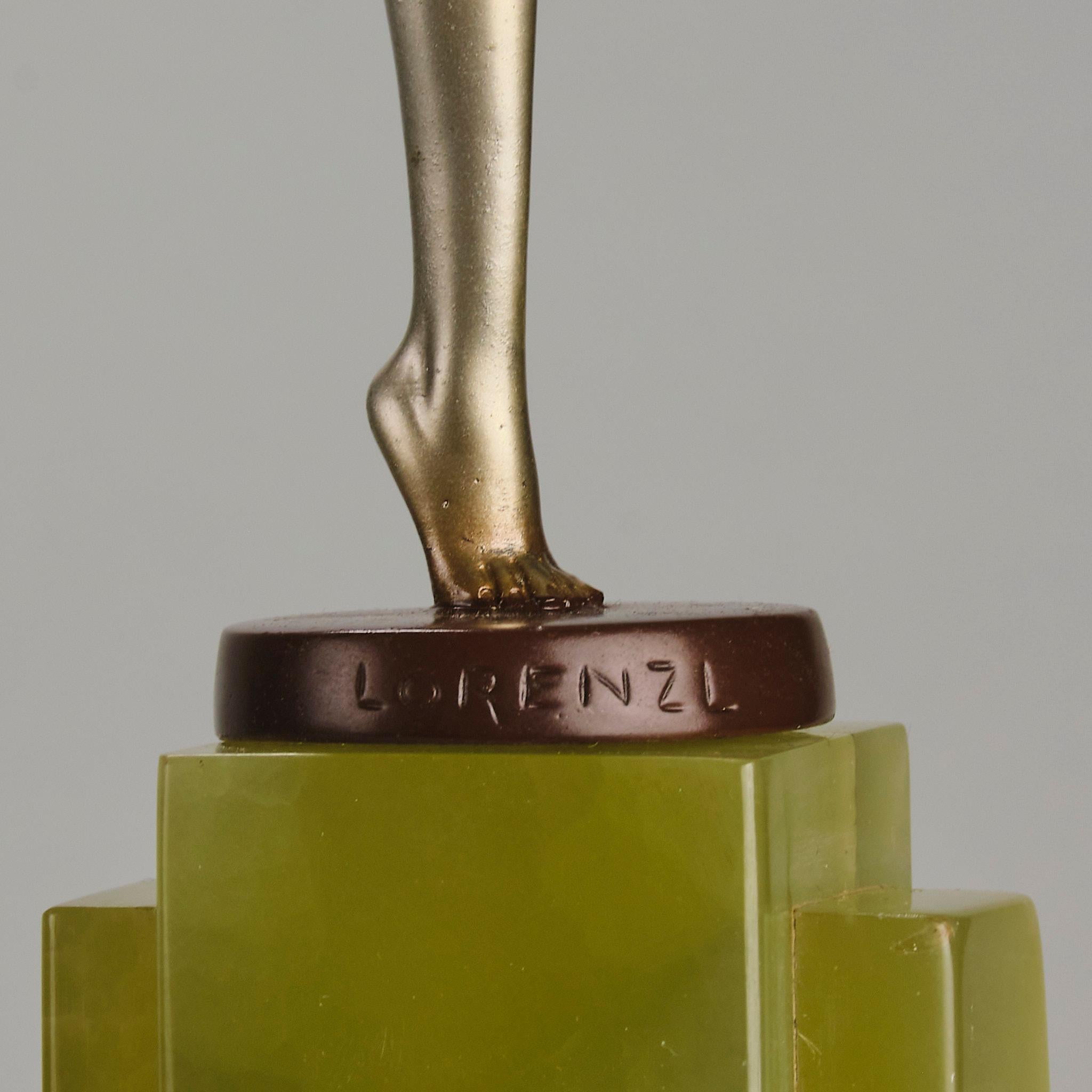Early 20th Century Cold-Painted Bronze entitled 