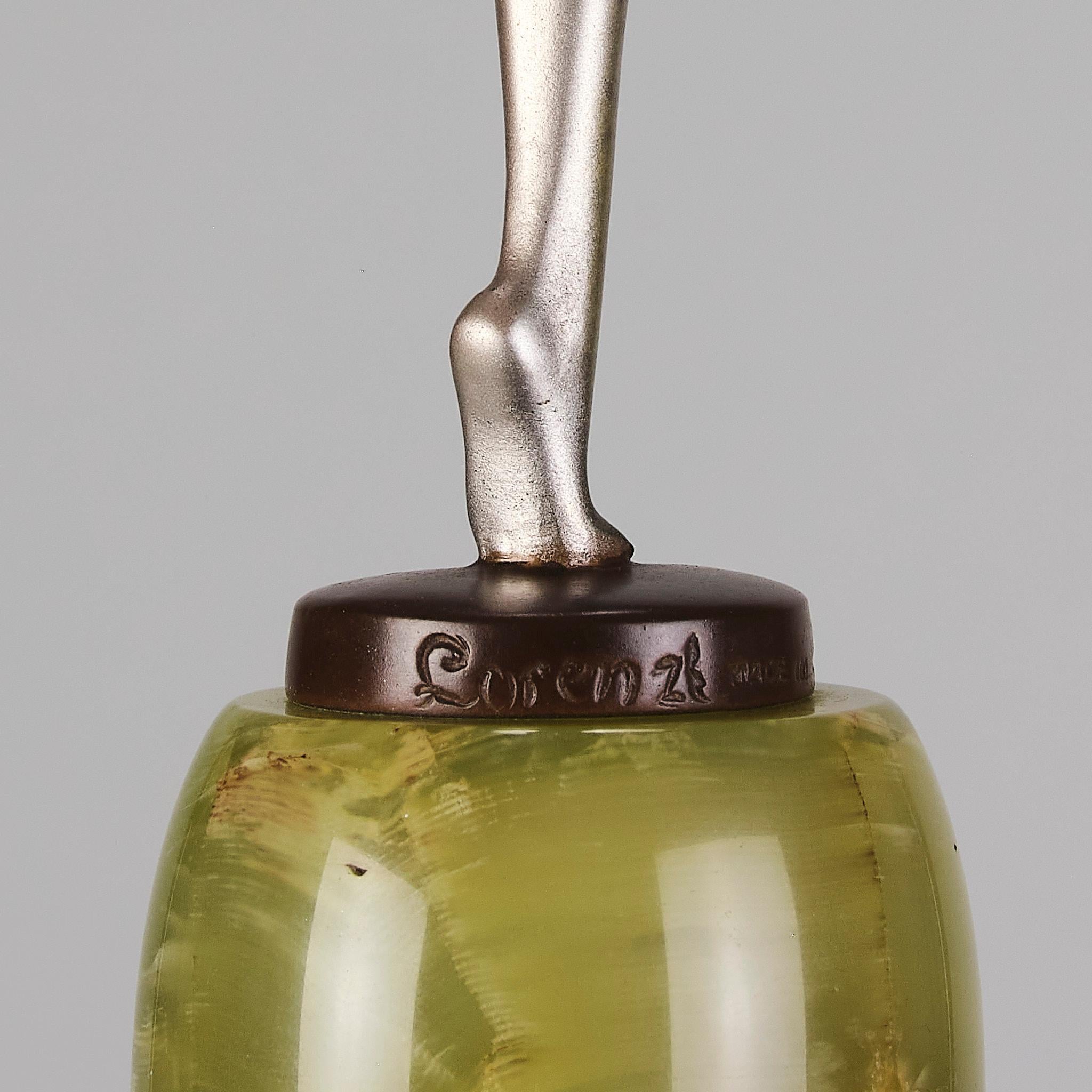 Early 20th Century Cold-Painted Bronze entitled 