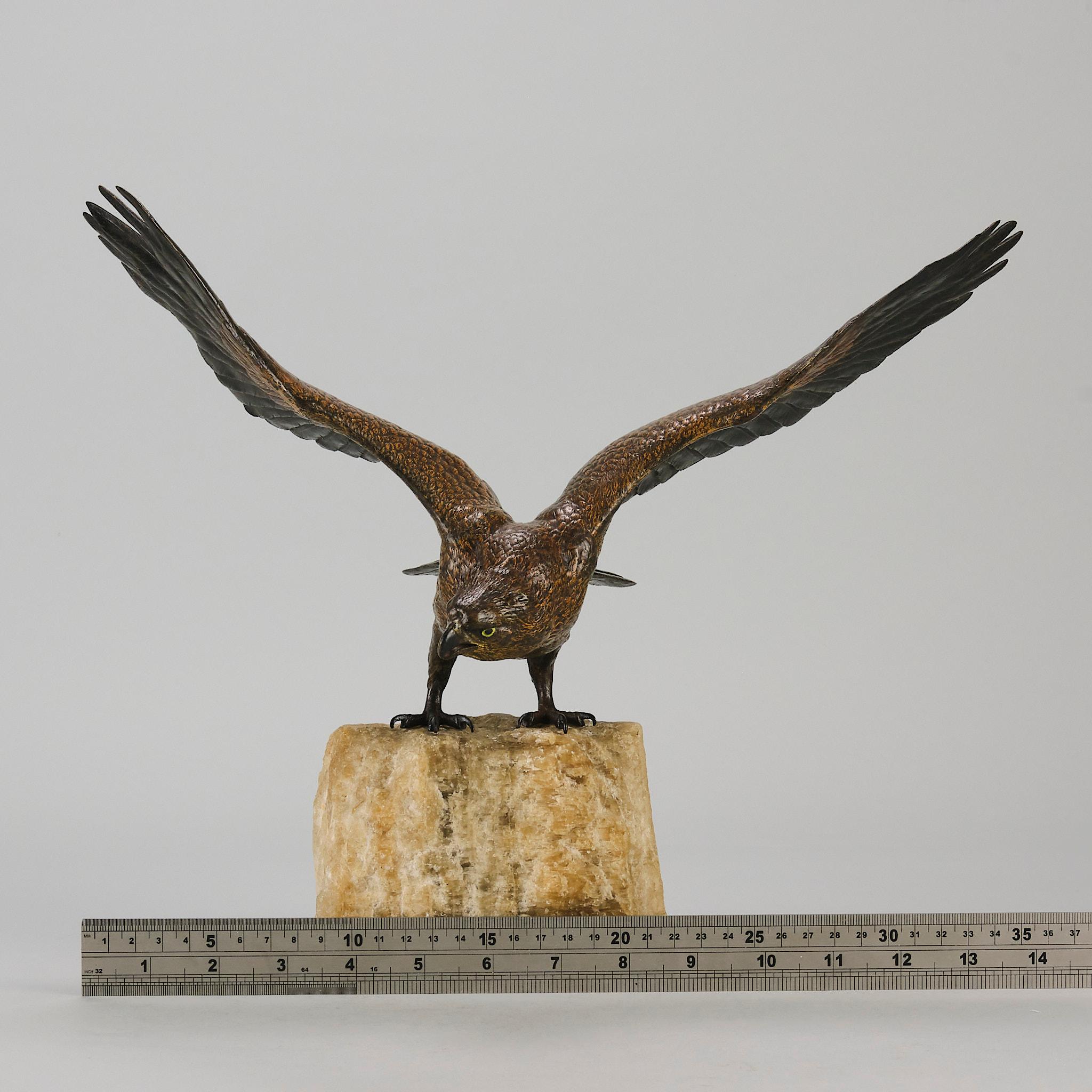 Early 20th Century Cold-Painted Bronze entitled 