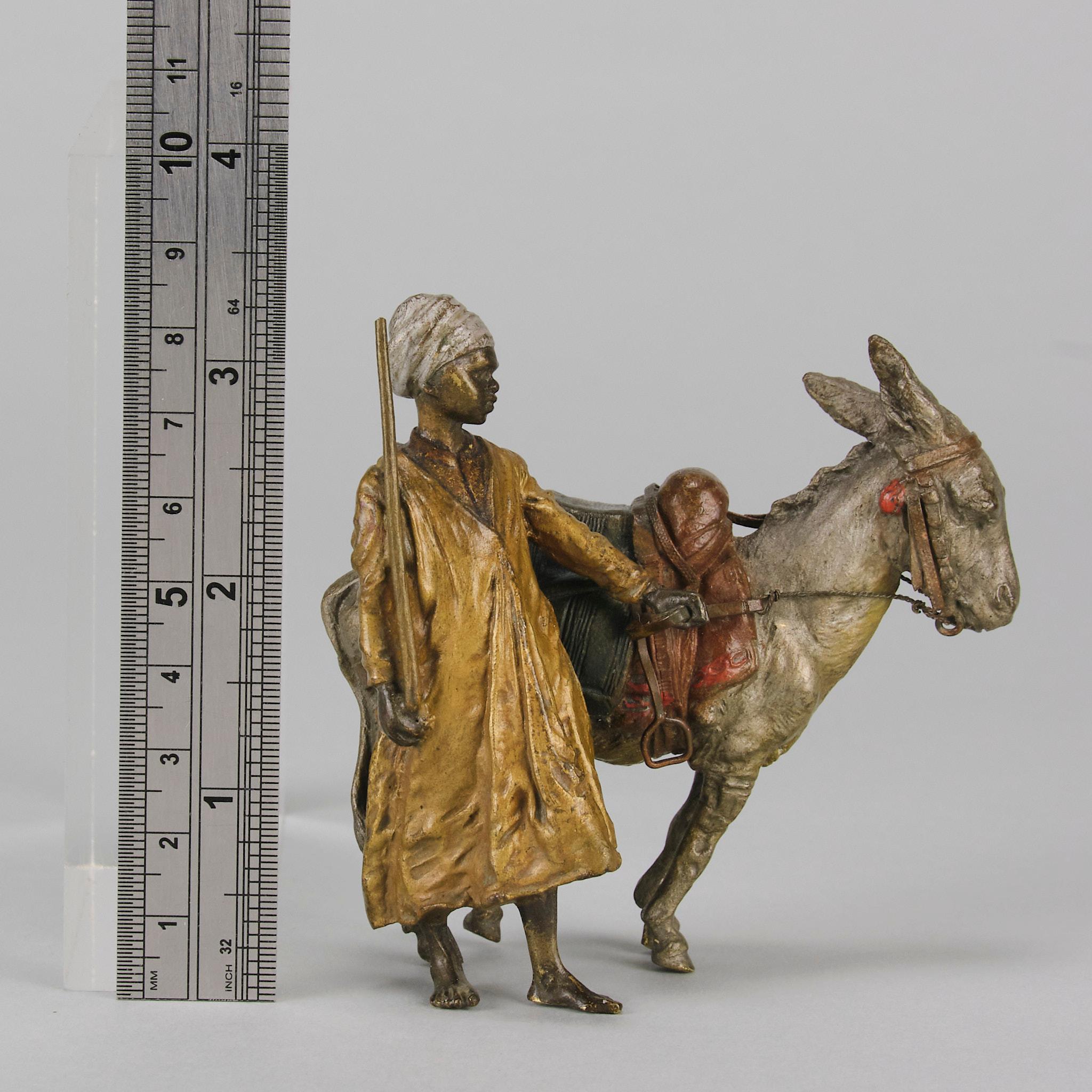 Early 20th Century Cold-Painted Bronze entitled 