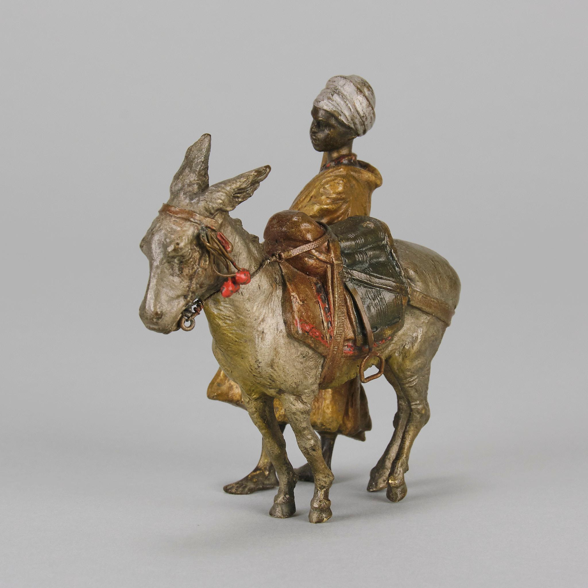 Early 20th Century Cold-Painted Bronze entitled 