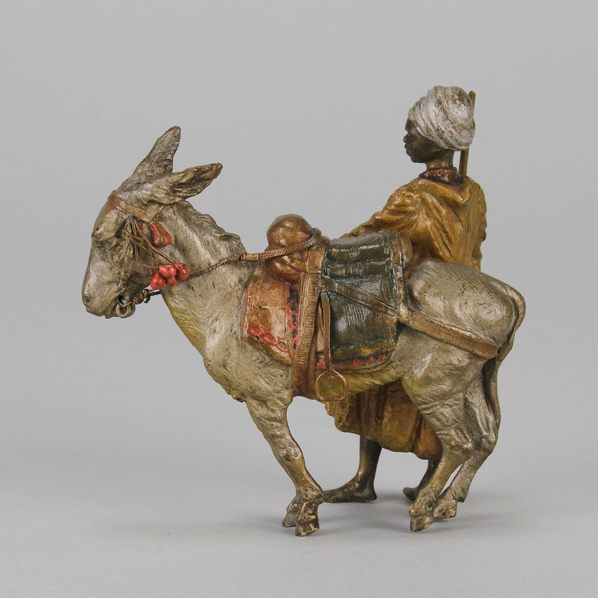 Early 20th Century Cold-Painted Bronze entitled 