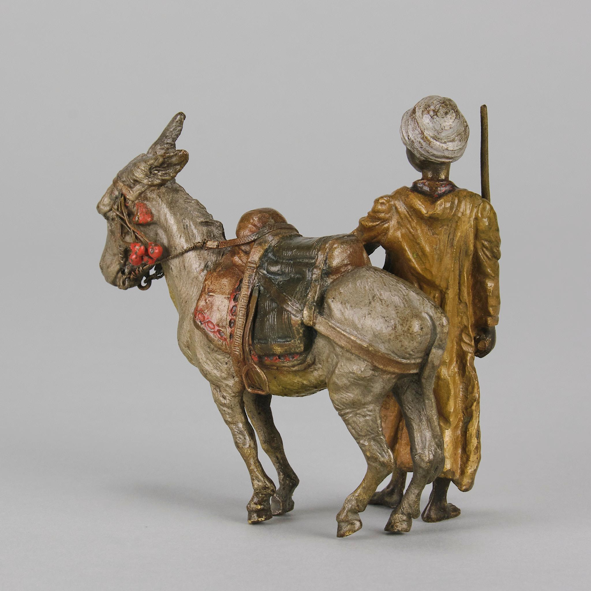 Early 20th Century Cold-Painted Bronze entitled 