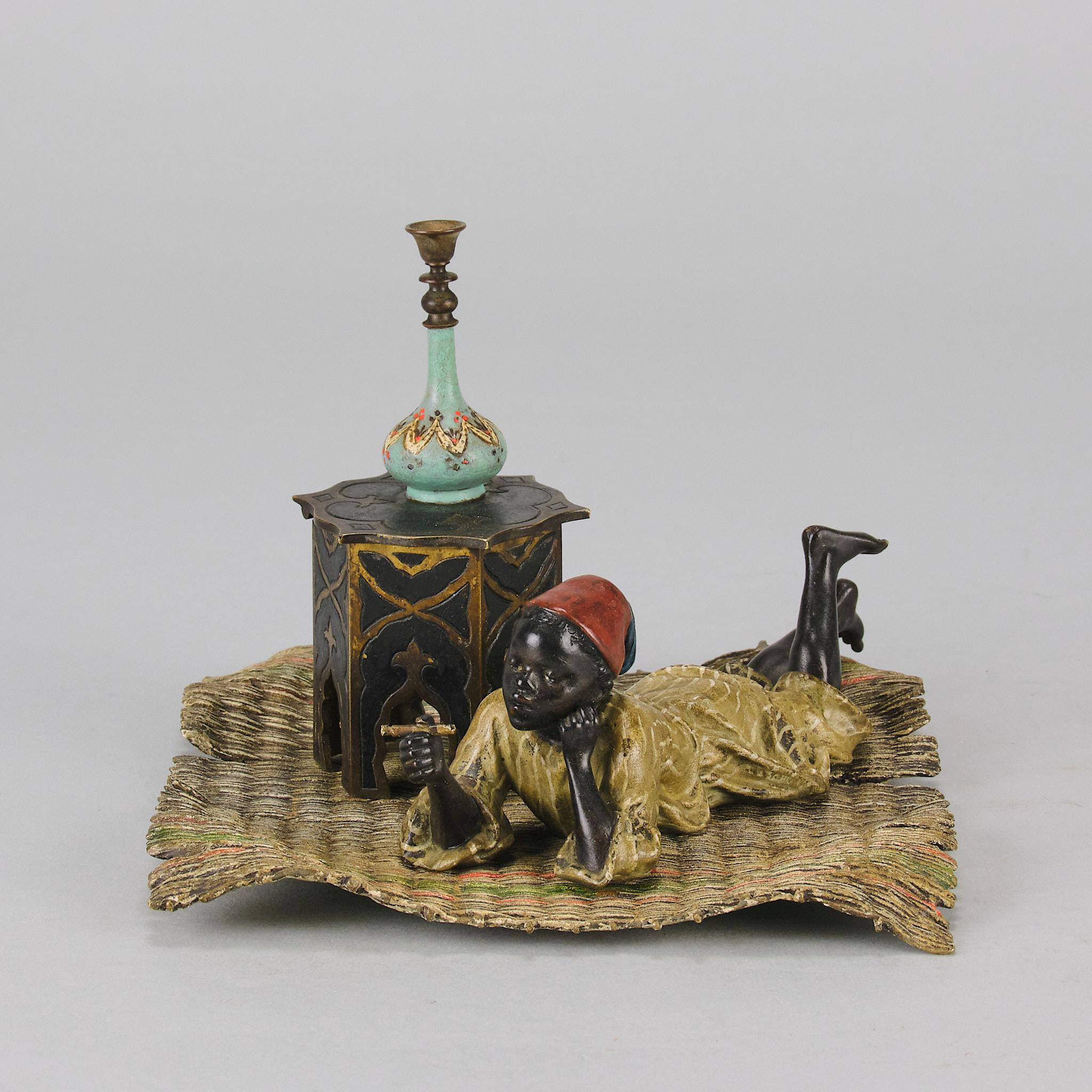 Early 20th Century Cold-Painted Bronze 