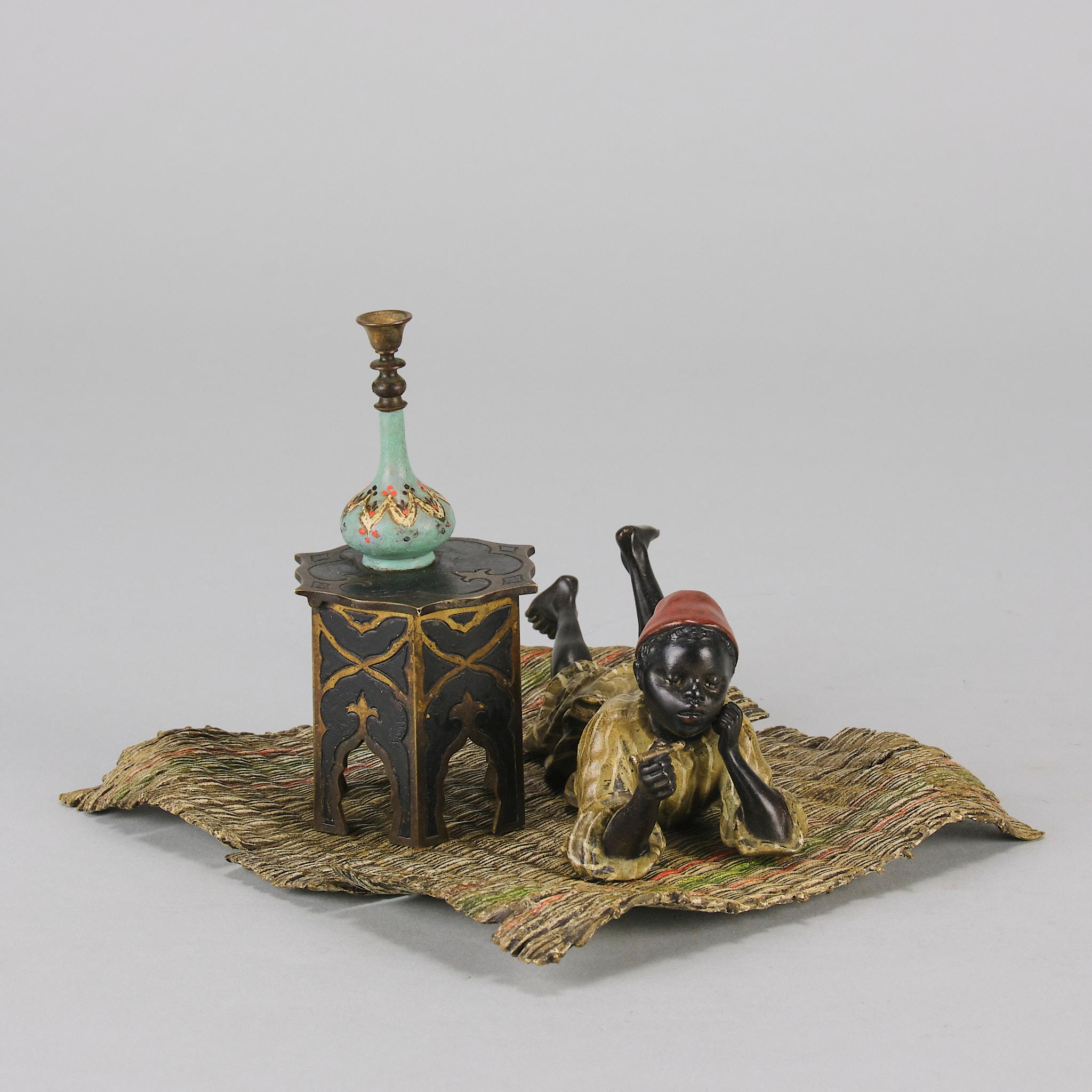 Early 20th Century Cold-Painted Bronze 