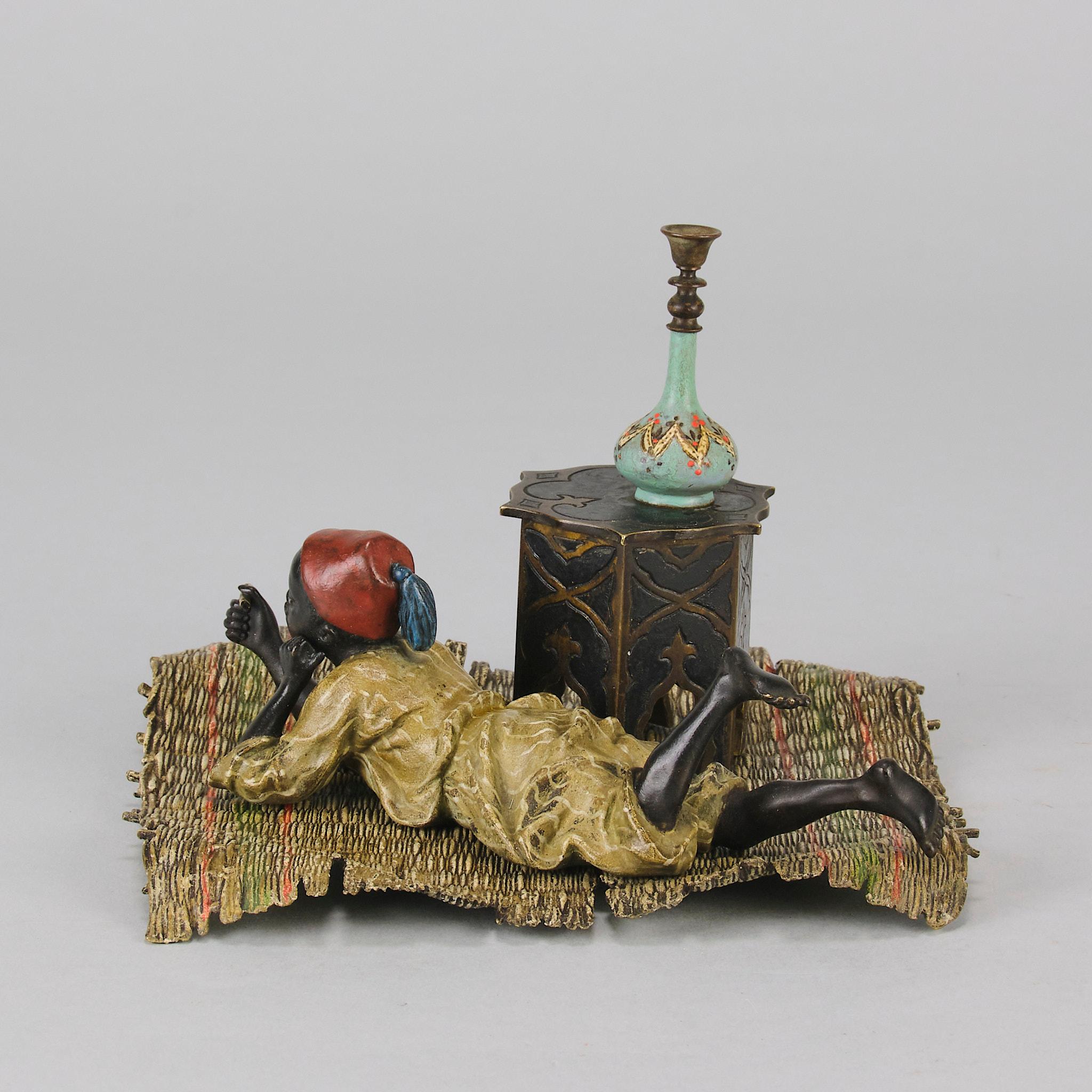 Early 20th Century Cold-Painted Bronze 