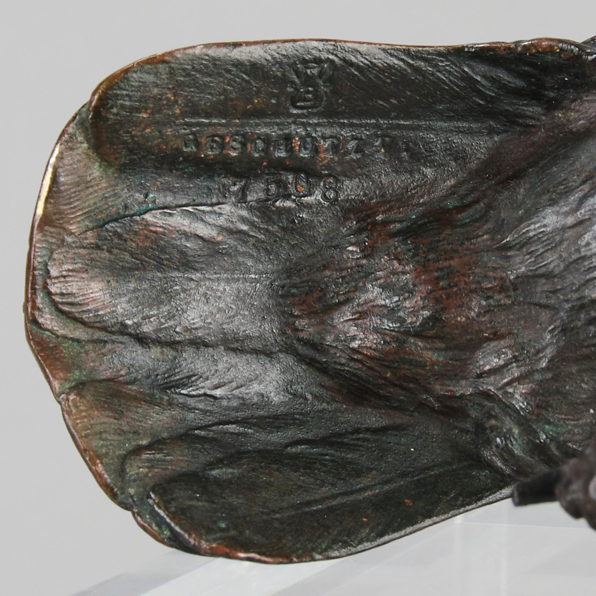 Cold-bemalte Bronze „Red Grouse“ von Franz Bergman aus dem frühen 20. Jahrhundert im Angebot 6