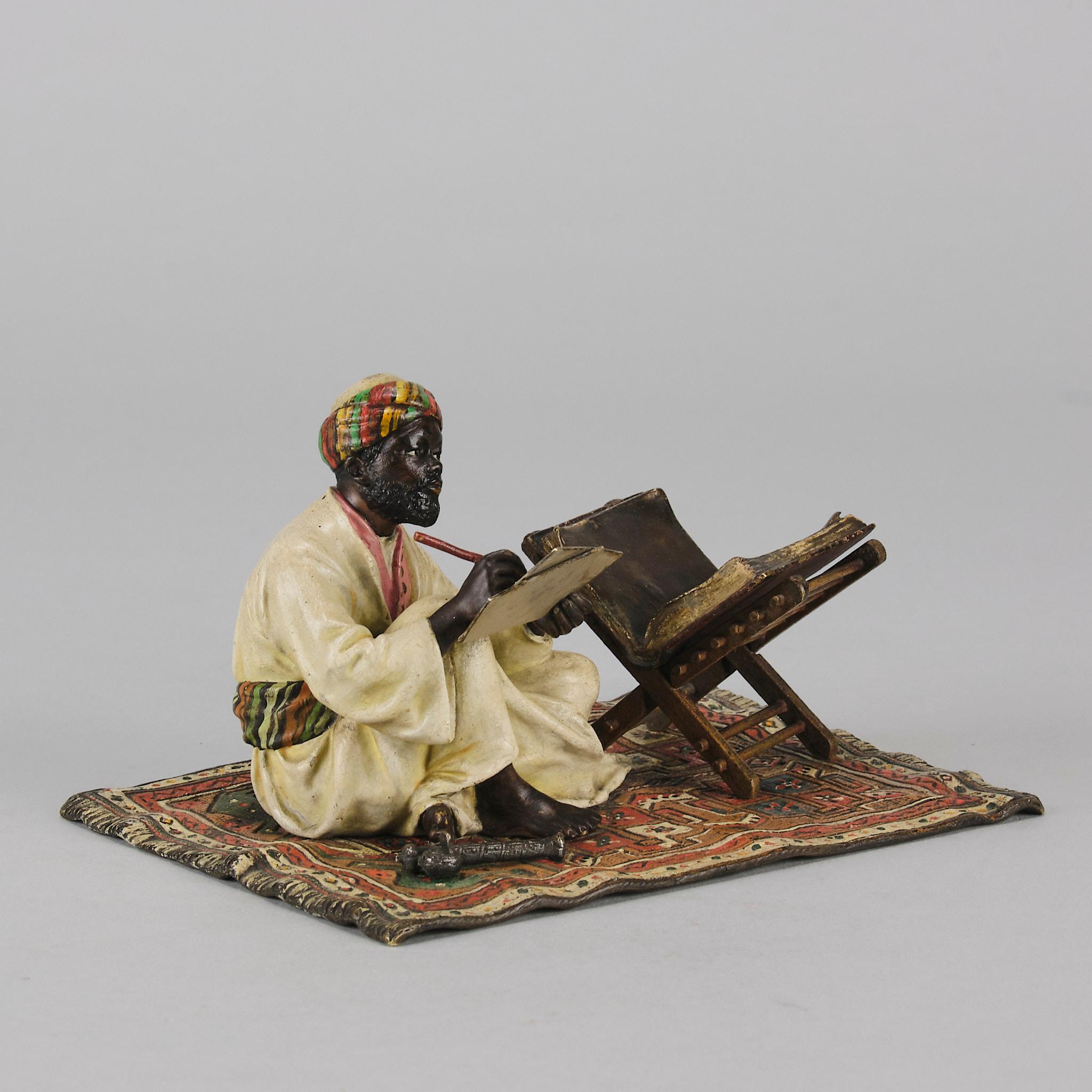 Early 20th Century Cold-Painted Bronze 