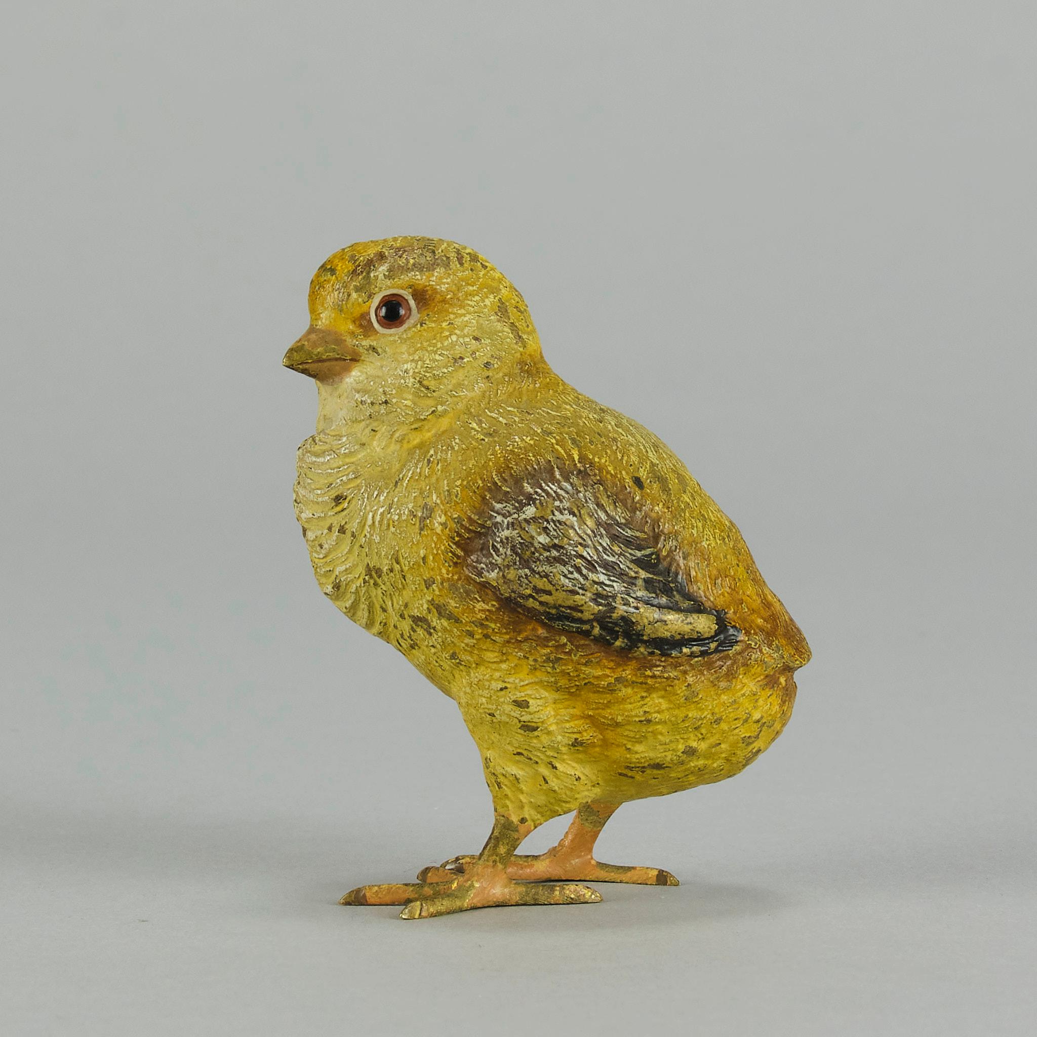 Victorian Early 20th Century Cold-Painted Bronze 