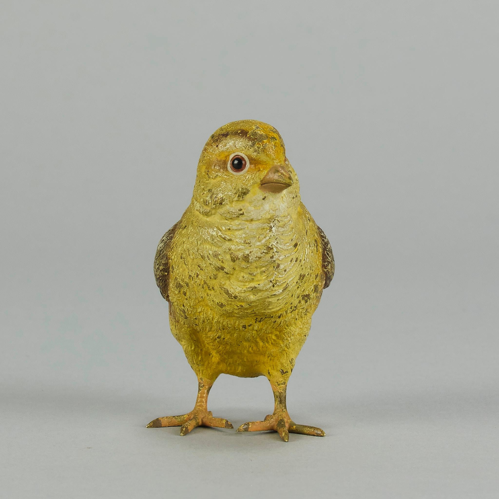 Cast Early 20th Century Cold-Painted Bronze 