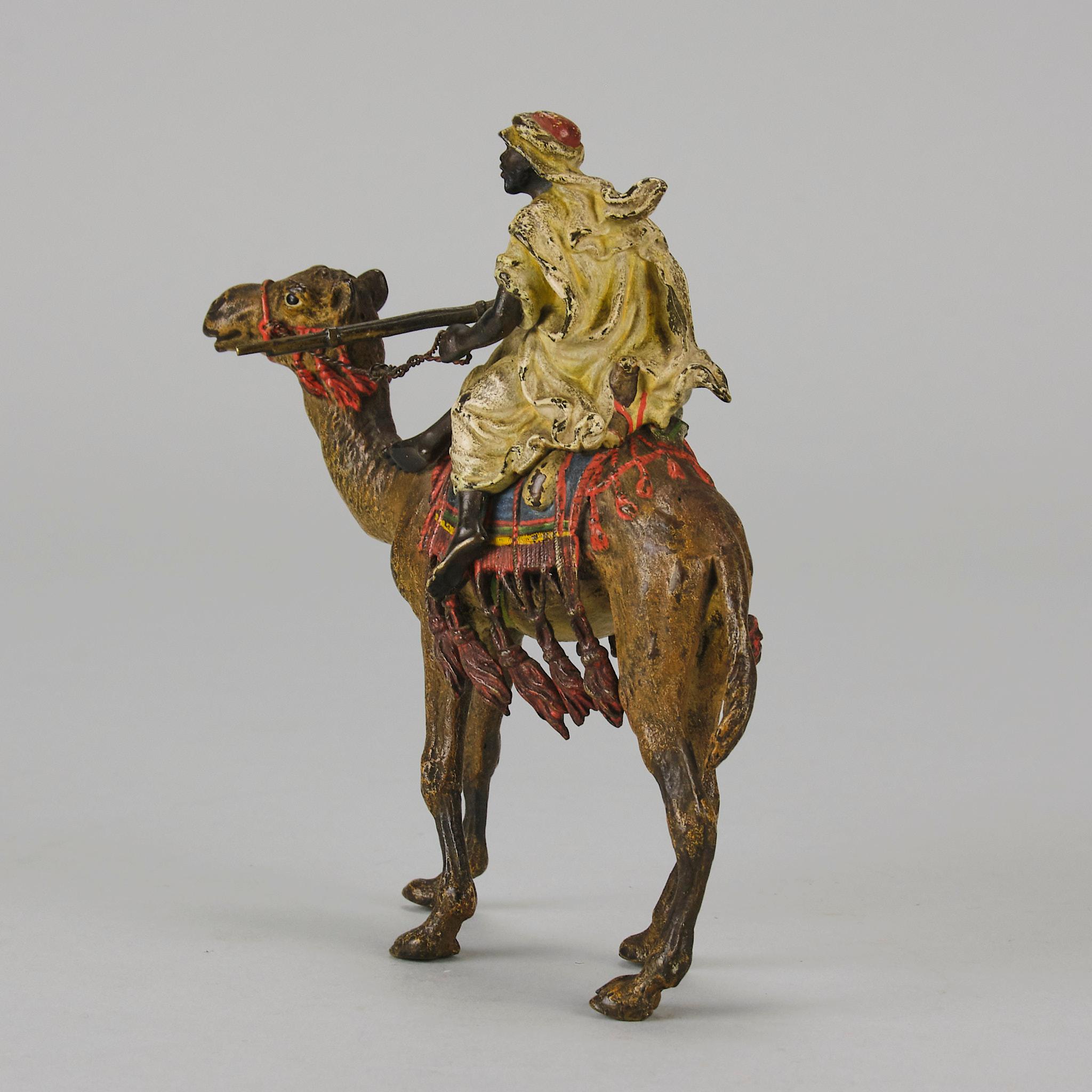 Early 20th Century Cold-Painted entitled 