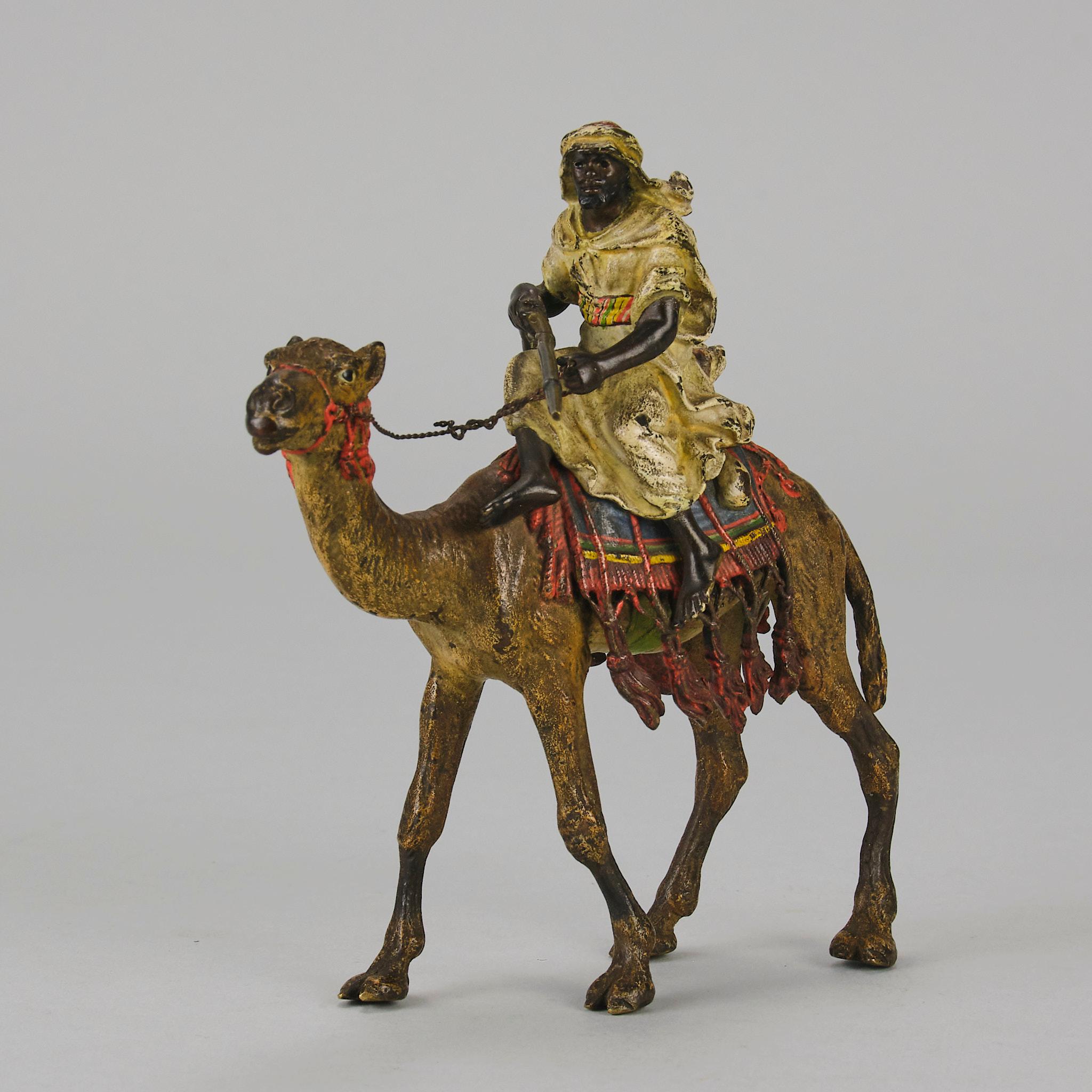 Austrian Early 20th Century Cold-Painted entitled 