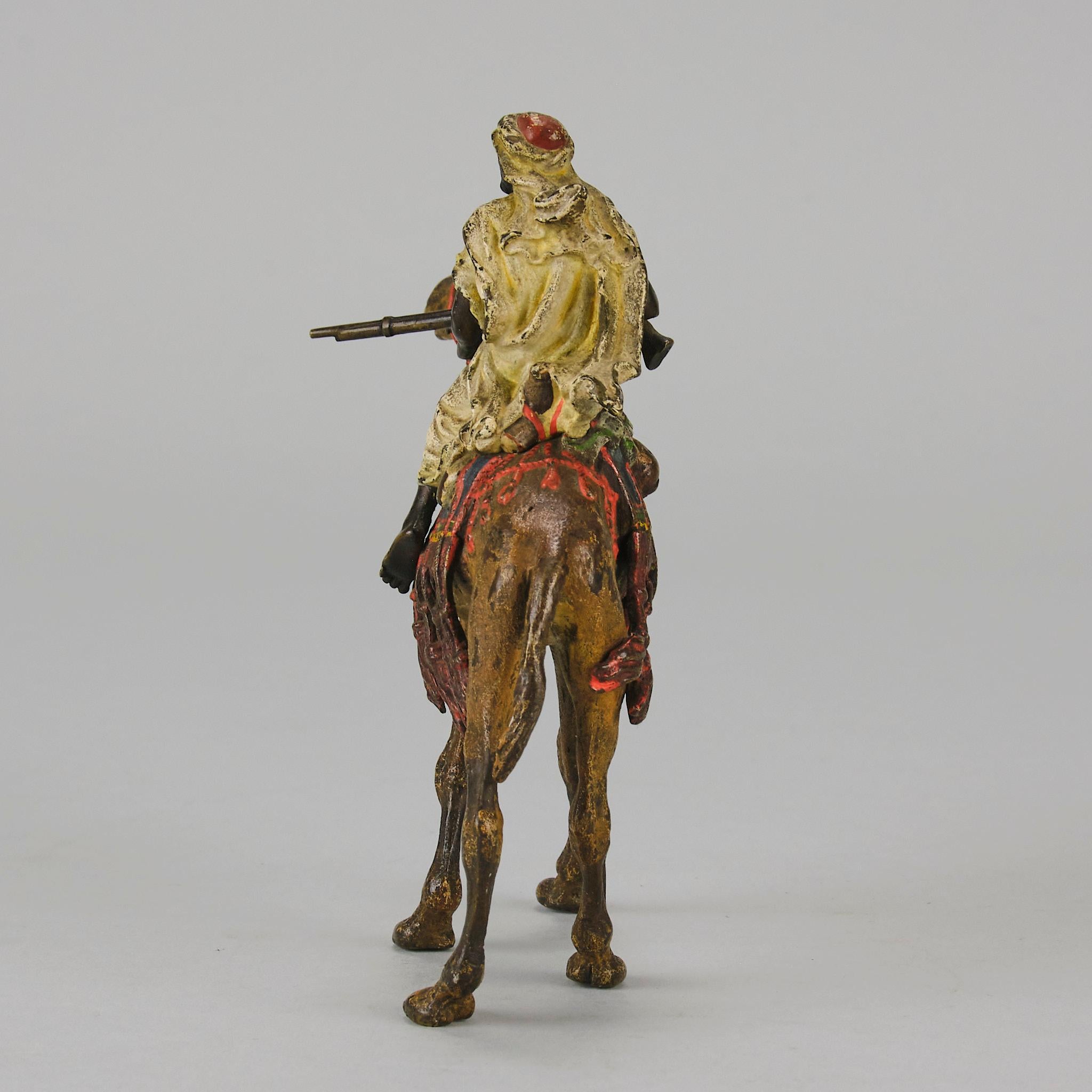 Early 20th Century Cold-Painted entitled 