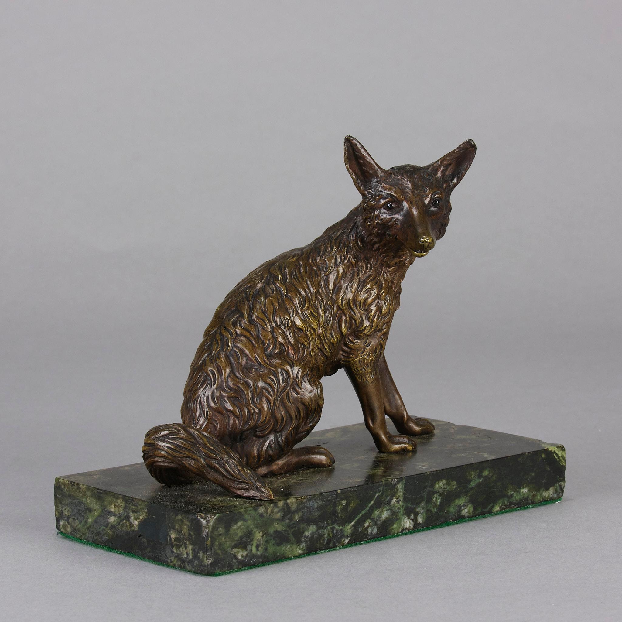 Early 20th Century Cold-Painted Vienna Bronze 