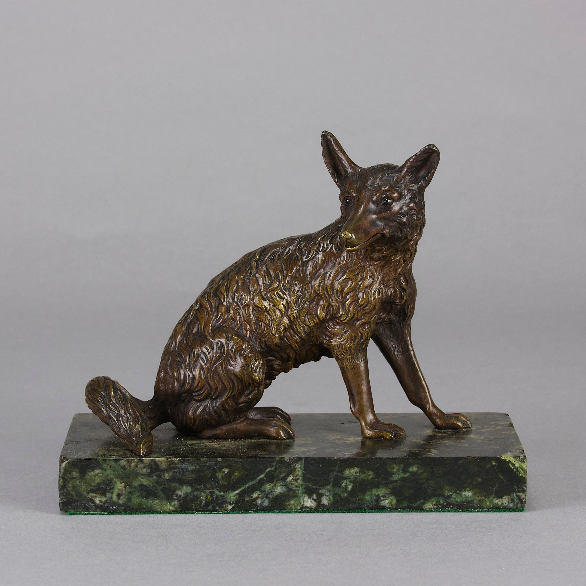 Austrian Early 20th Century Cold-Painted Vienna Bronze 