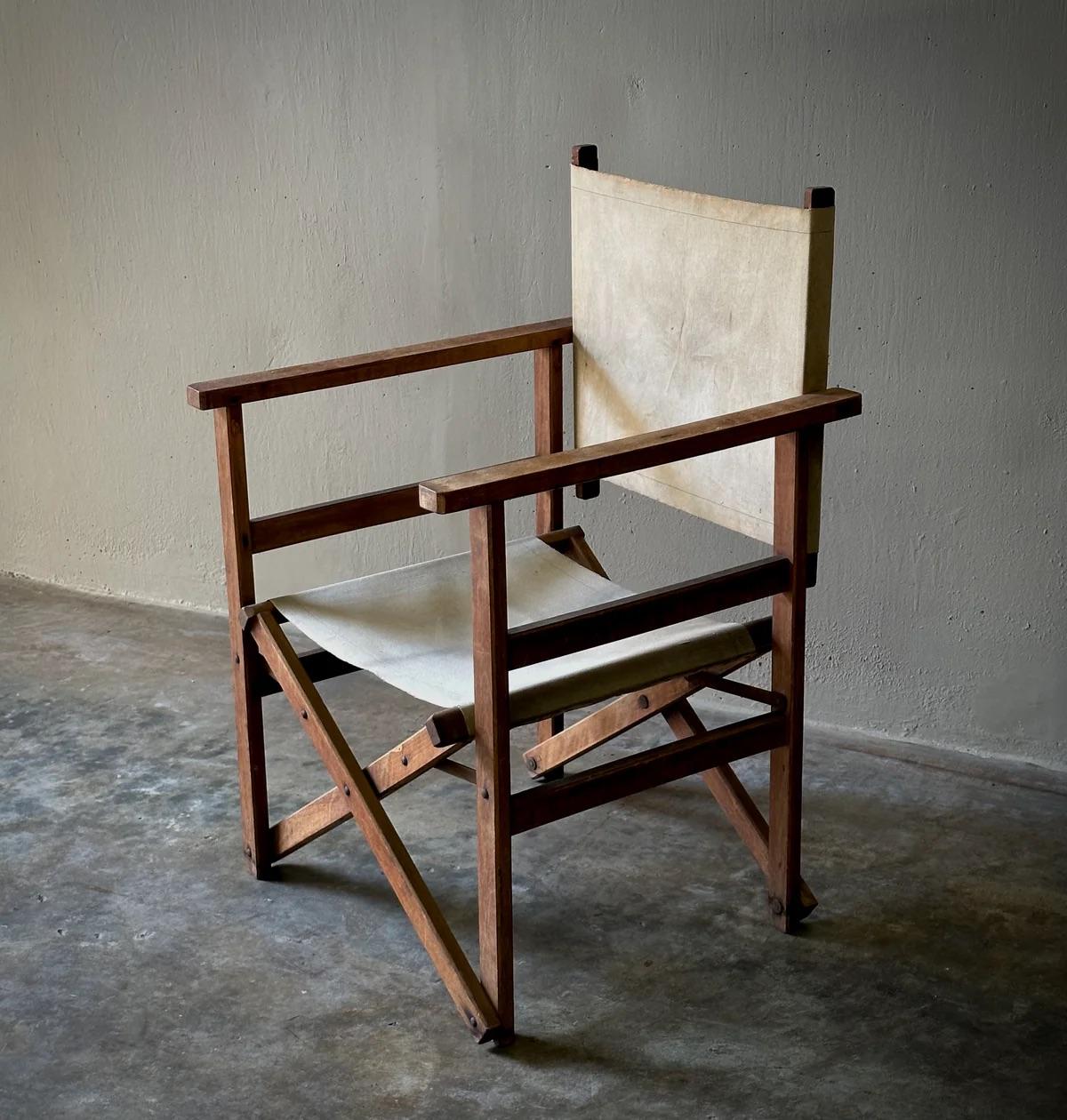silla director plegable