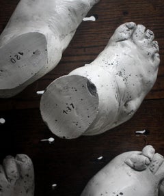 Early 20th Century Collection of Ceramic and Plaster Orthopedic Deformed Feet