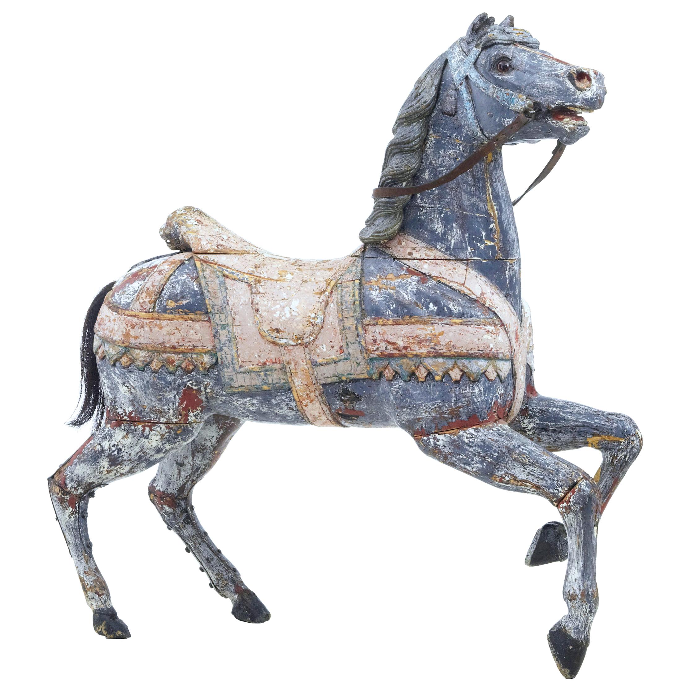 Early 20th Century Continental Decorative Merry Go Round Horse