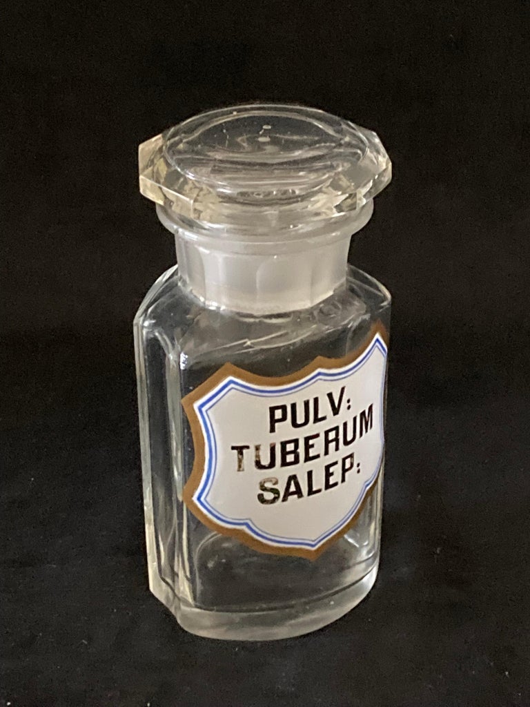 Early 20th Century Continental European Glass Apothecary Bottle For