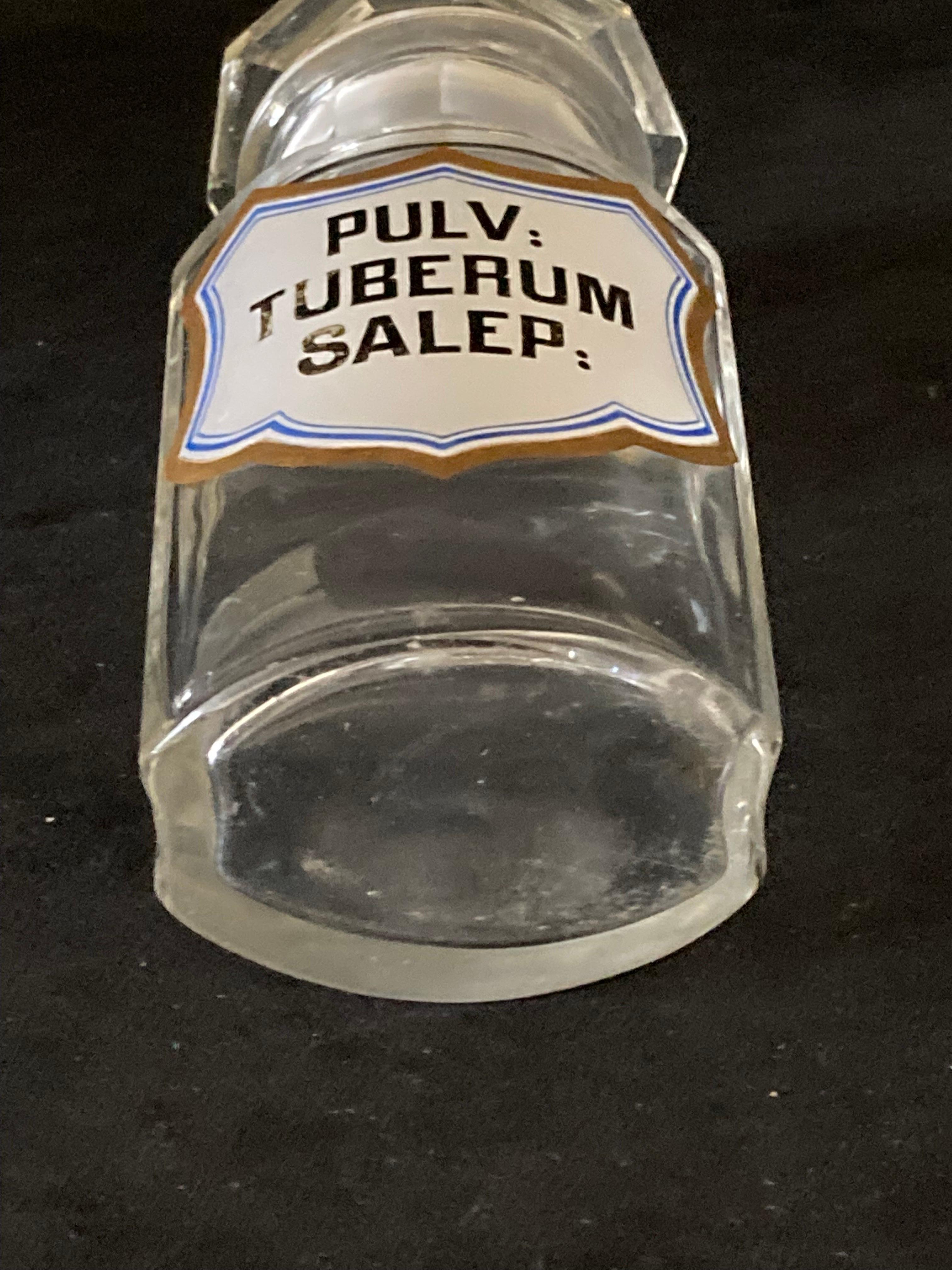 Apothekerflasche aus kontinentalem europischem Glas des frhen 20. Jahrhunderts 4
