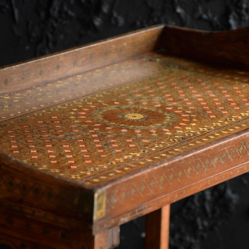 Early 20th Century Copper and Brass Indian Table 6