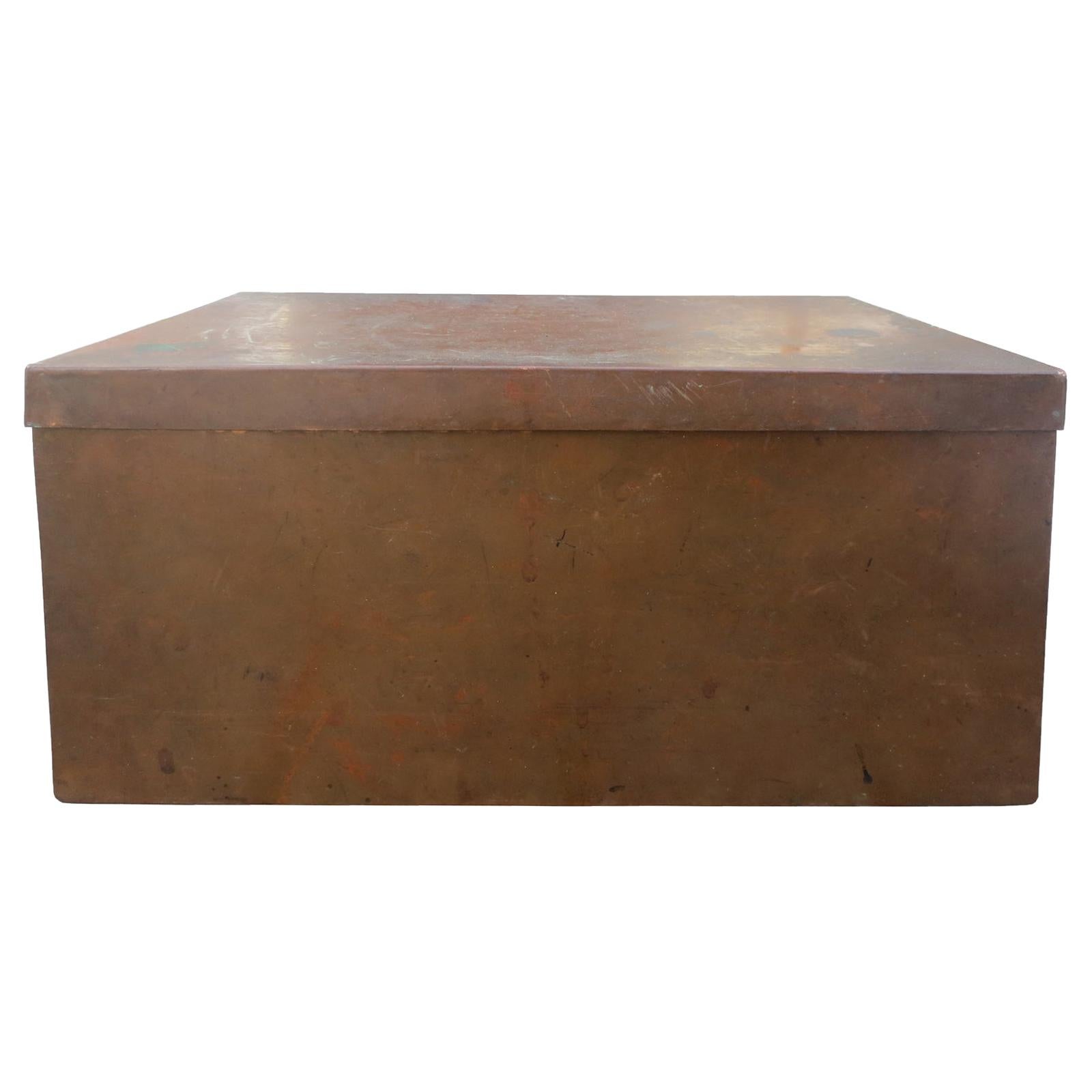 Early 20th Century Copper Box For Sale