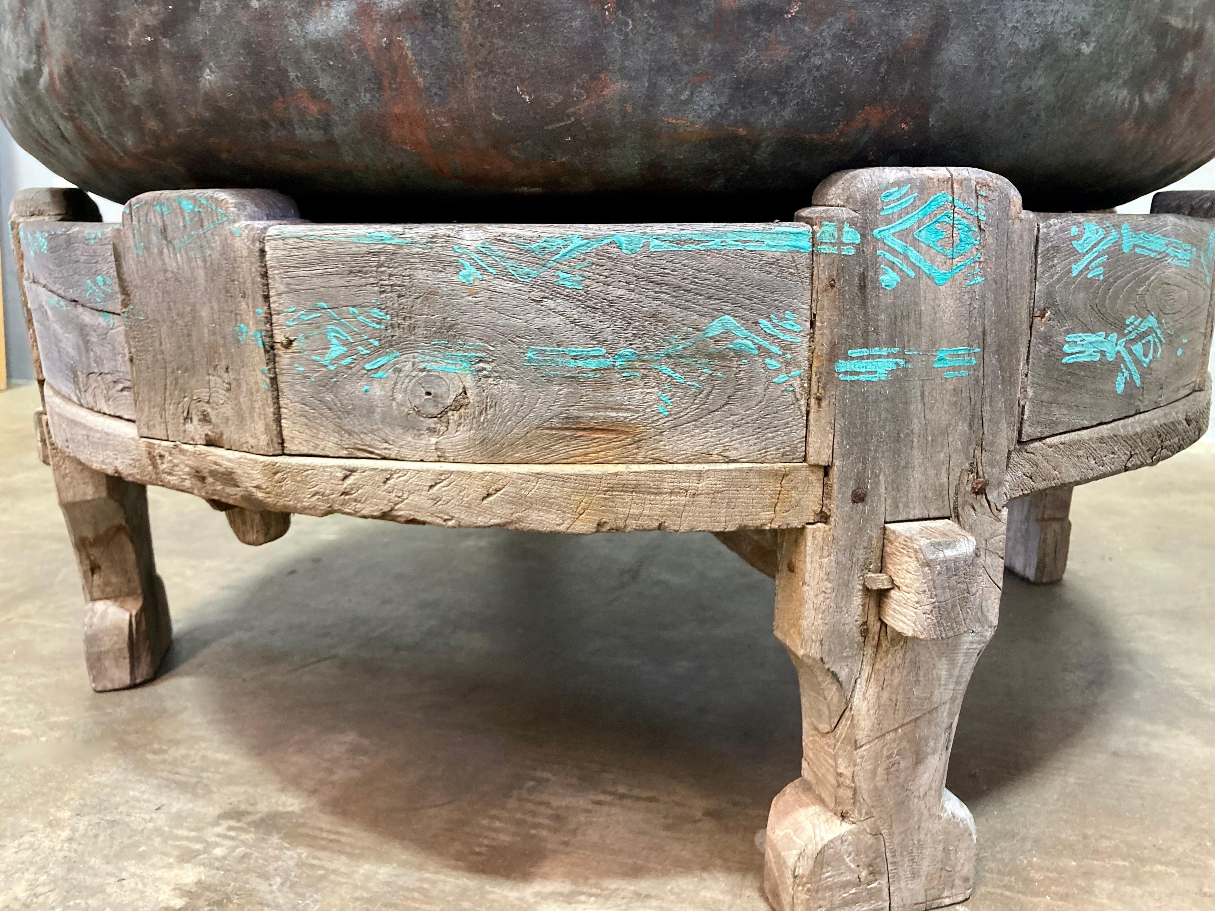 Cuivre Early 20th Century Copper Cheese Vat and Stand en vente