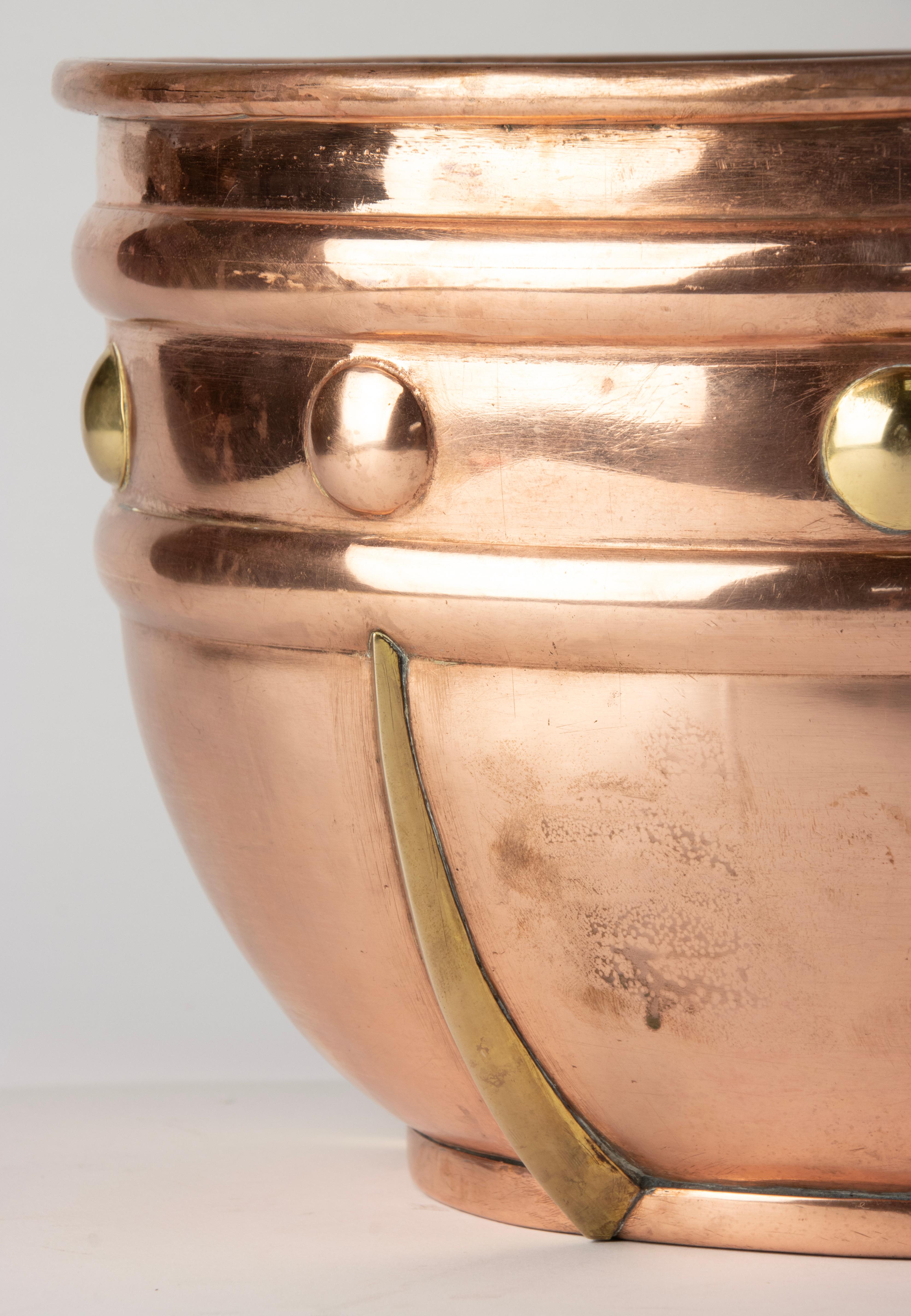 Inizio XX secolo Early 20th Century Copper Planter in vendita
