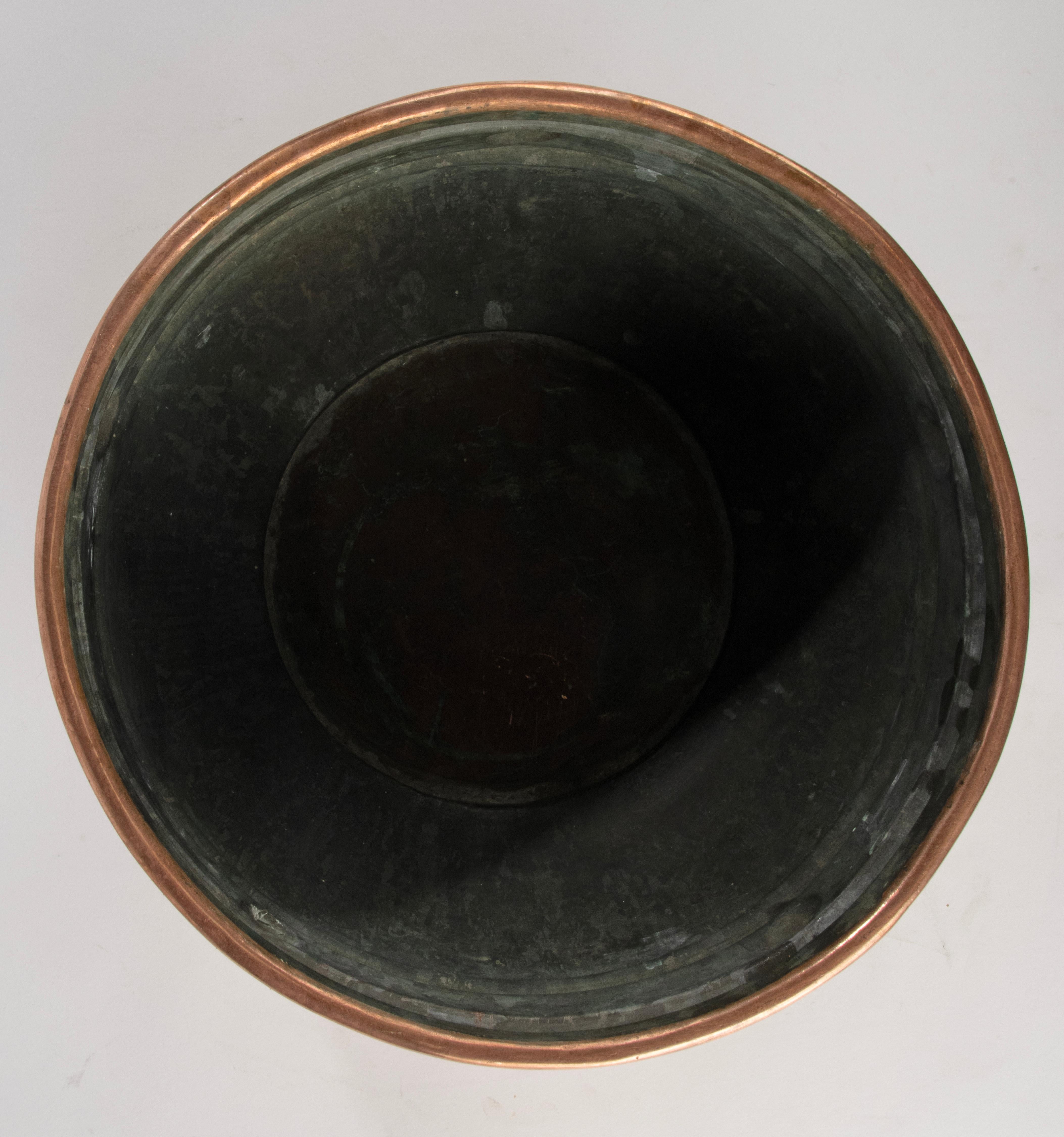 Ottone Early 20th Century Copper Planter in vendita