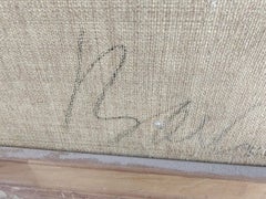 Early 20th Century Cowboy Roping Wild Horses Scene Janos Viski Hungarian Artist